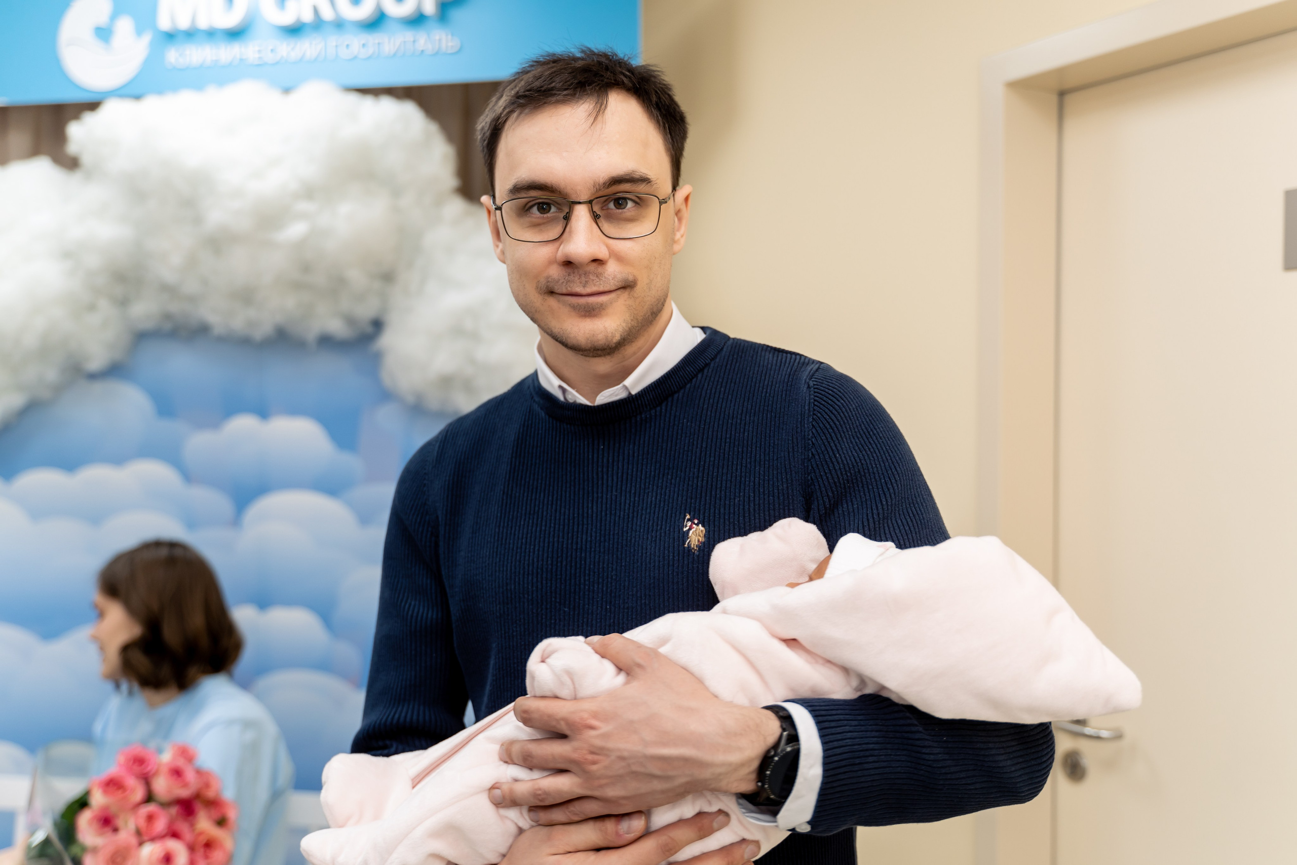 Выписка из роддома ПМЦ на Севастопольском. Фотограф на выписку из роддома Москва