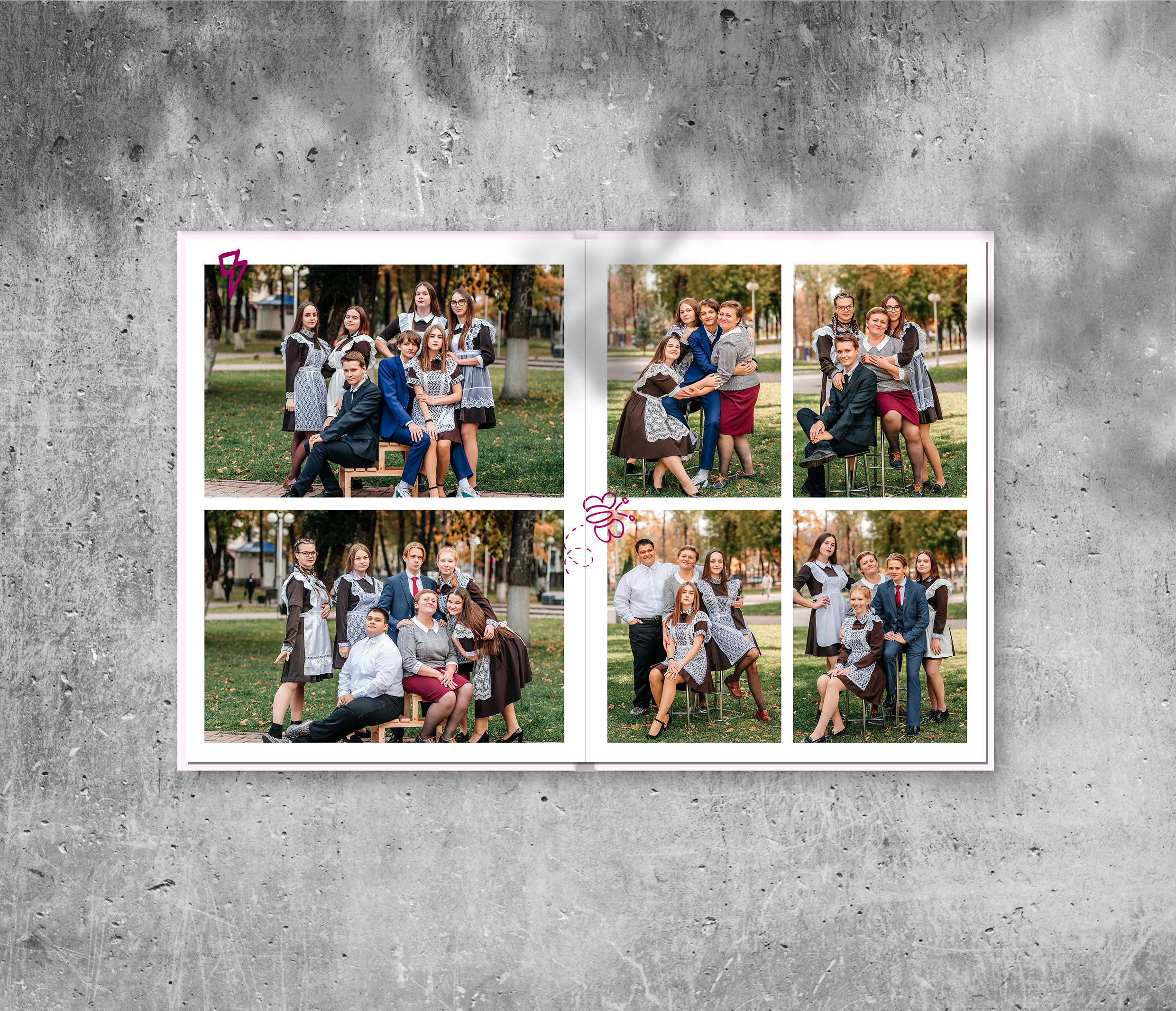 Выпускной альбом Стандартный. Выпускные альбомы. Школьный фотограф в Брянске и Москве Алла Жарикова