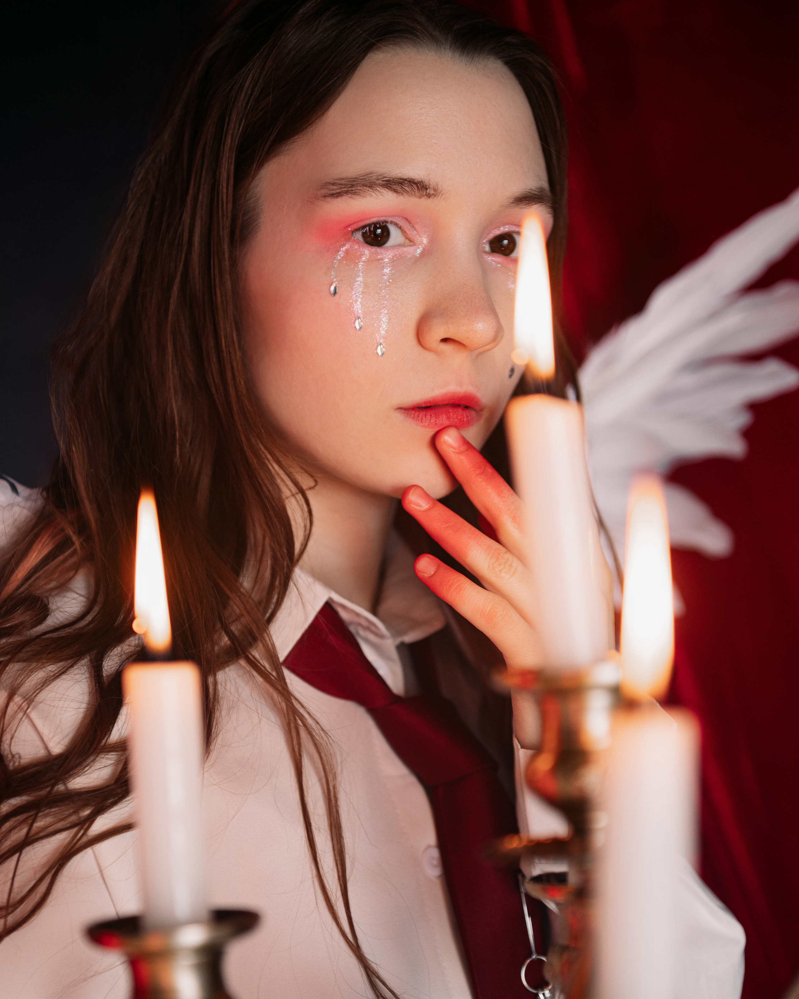 Фотосессия ангел с крыльями в фотостудии LEPOTA в г. Кемерово