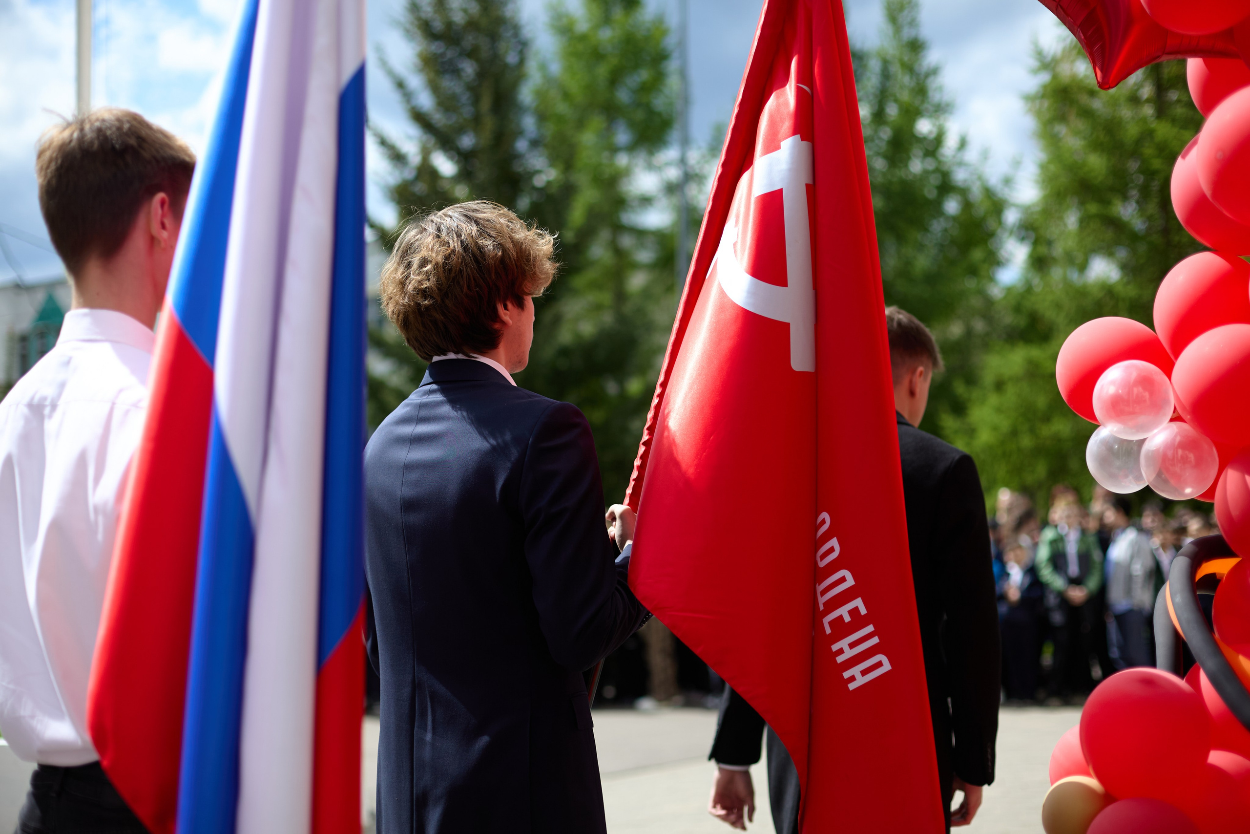 День Победы — школа Тропарево. Фотограф в Москве Илья