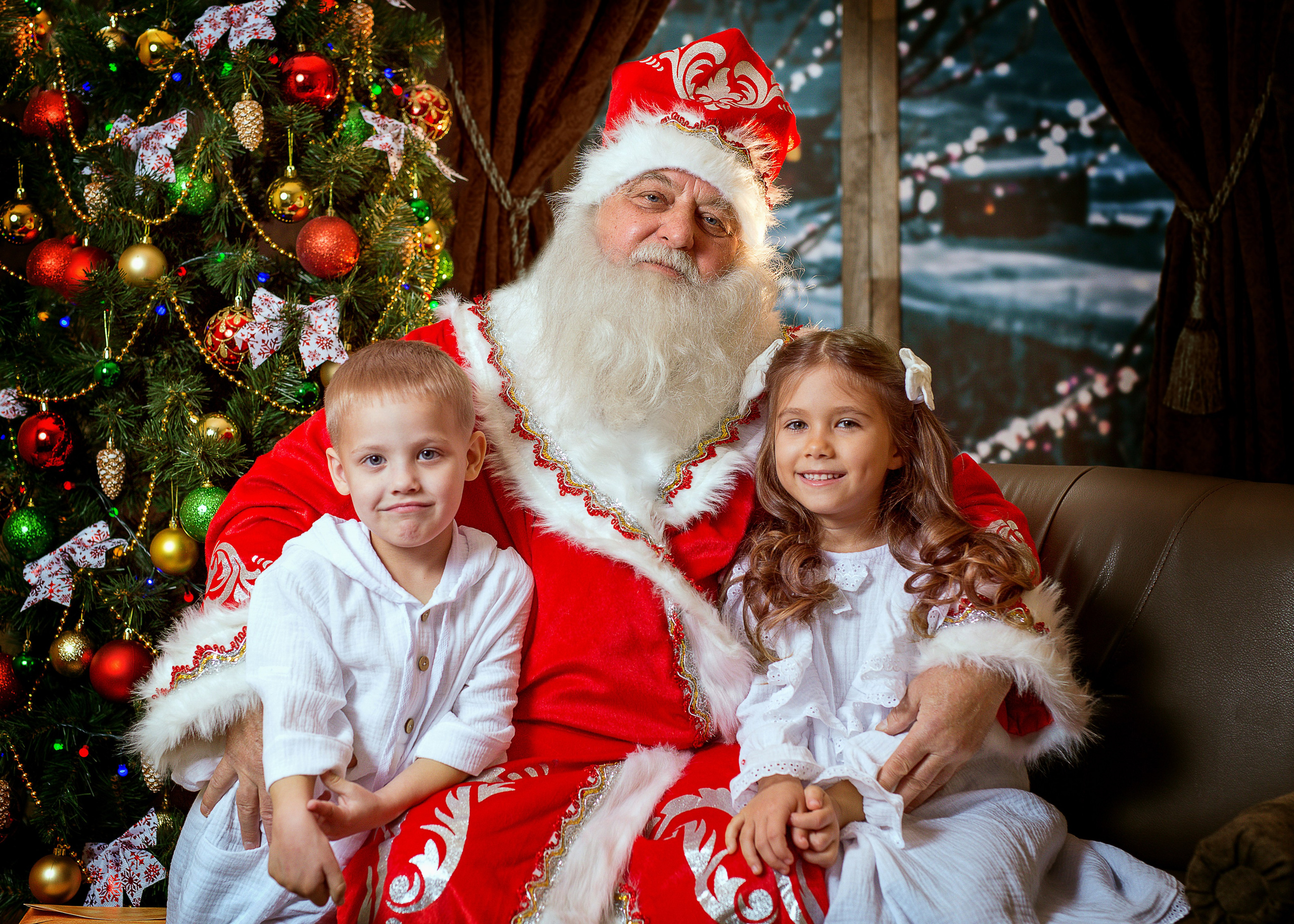 Фотосессия с Дедом Морозом 2022 год. Фотограф в детский сад Елена Колчева Новокузнецк