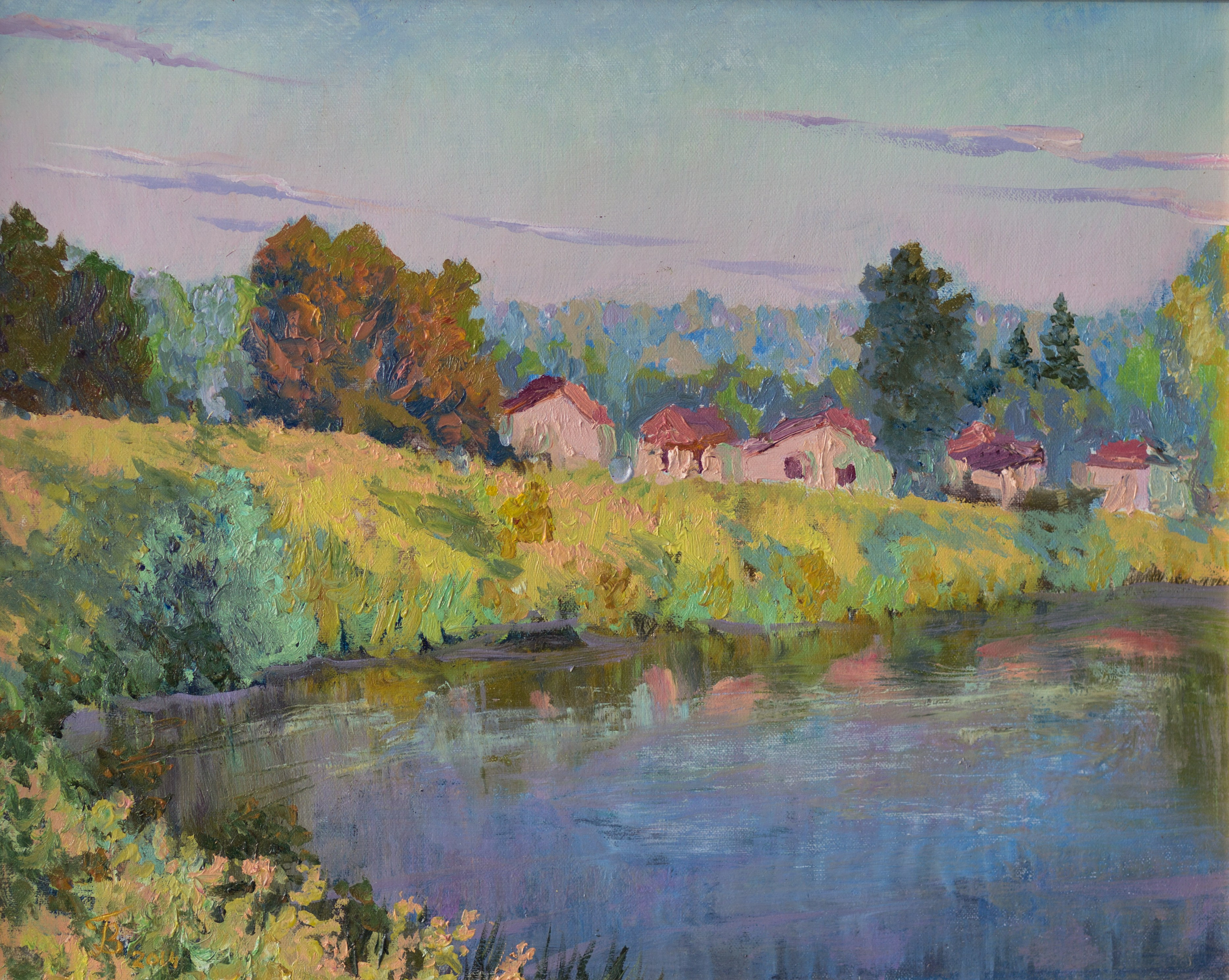 Русский пейзаж. Художник Василий Гасич