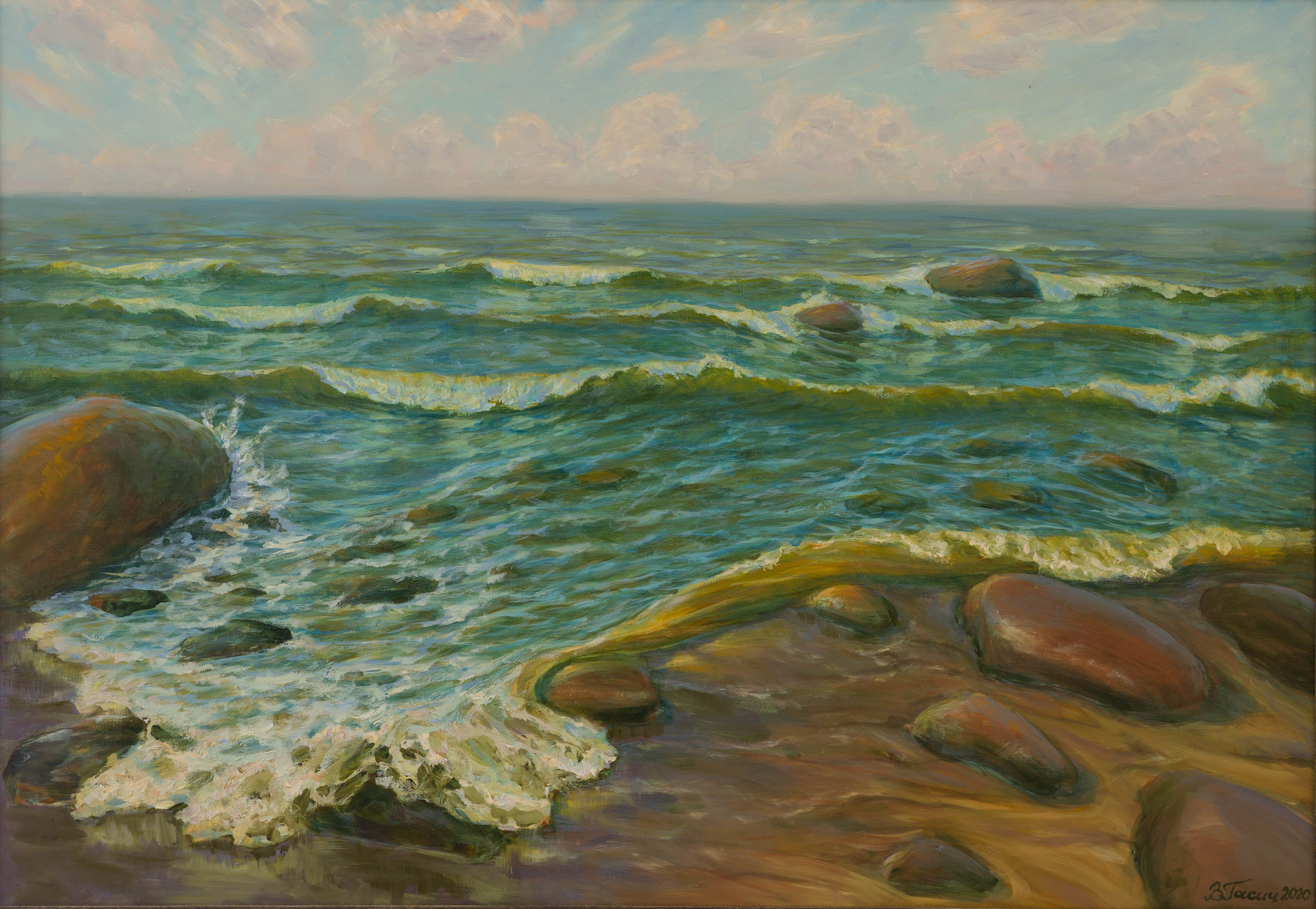 Пейзаж / Landscape. Художник Василий Гасич