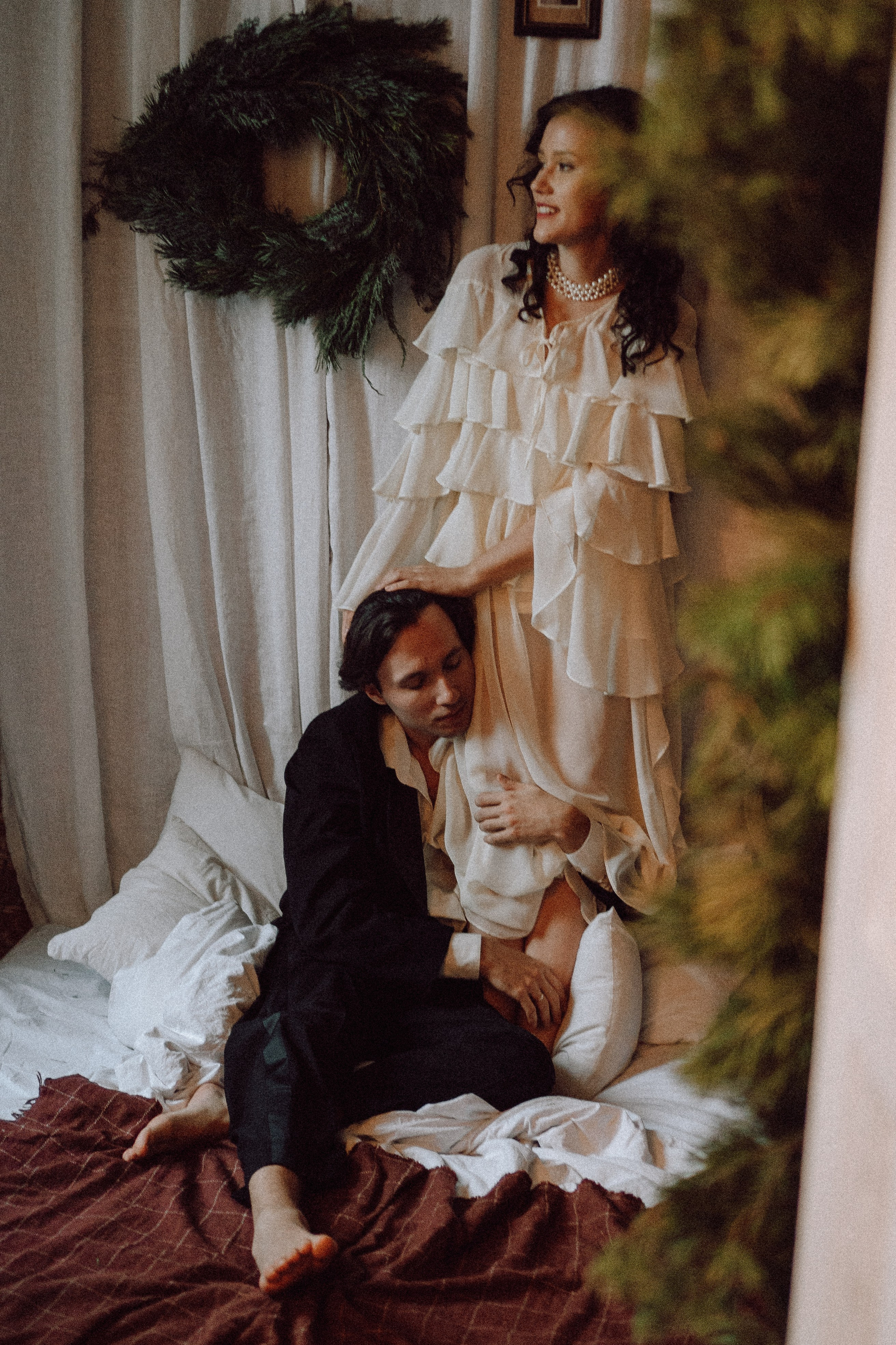 УТРО ЖЕНИХА И НЕВЕСТЫ В ФОТОСТУДИИ И ОСНОВНАЯ ФОТОСЕСИСИЯ ЗИМОЙ. Профессиональный фотограф, Санкт-Петербург — Виктория Богомолова