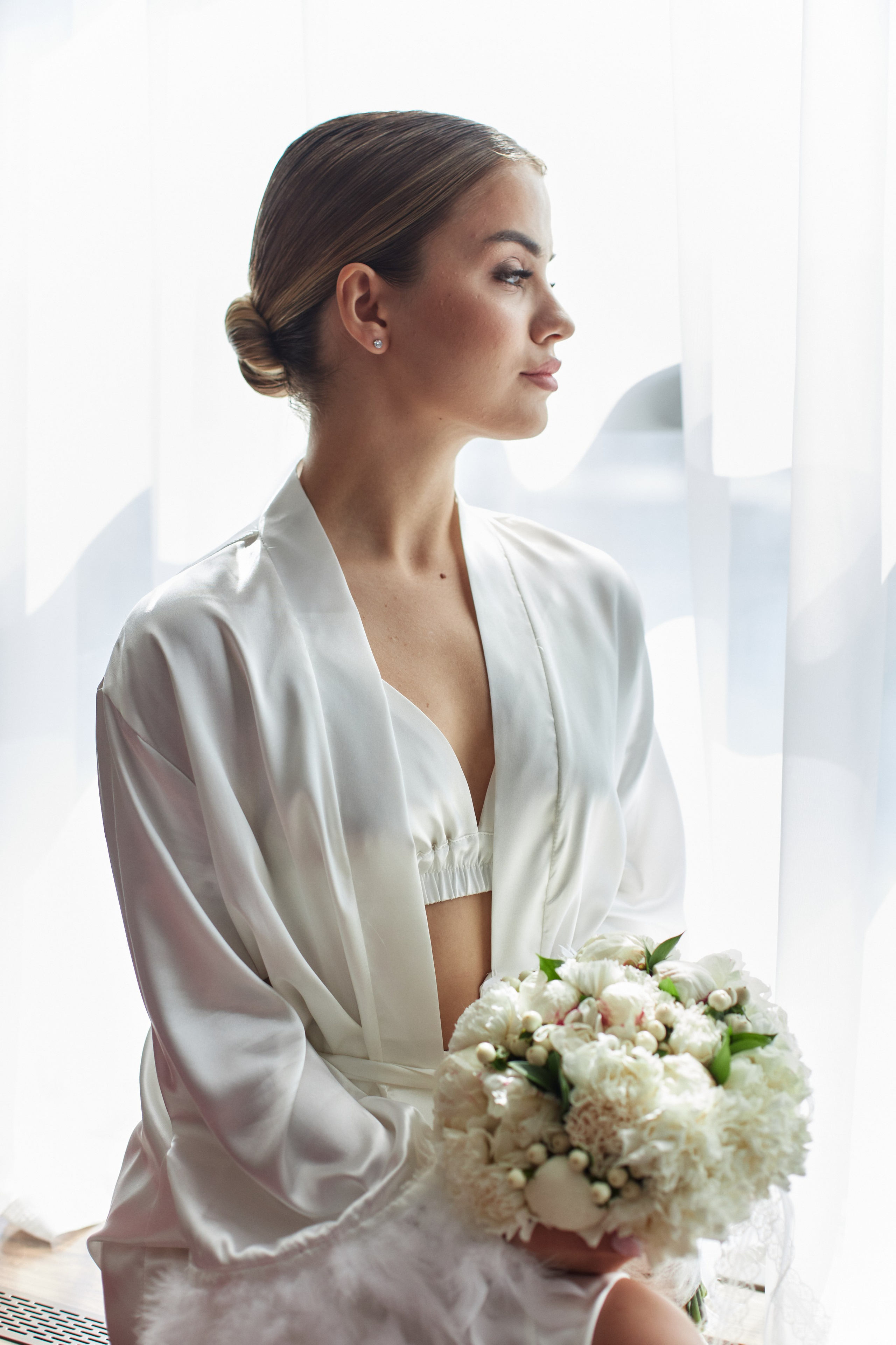 Фотосессия утра невесты в Hyatt Regency Moscow