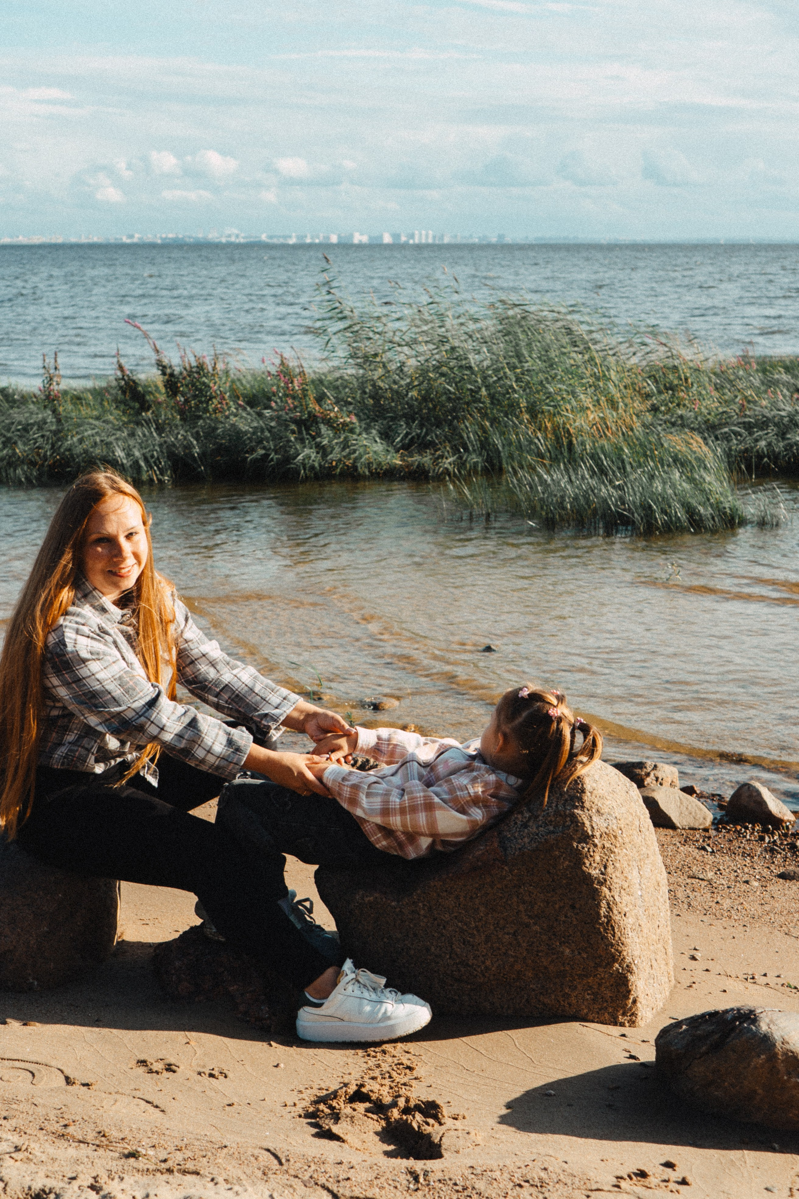 МАМА И ДОЧКА НА ФИНСКОМ ЗАЛИВЕ. Профессиональный фотограф, Санкт-Петербург — Виктория Богомолова