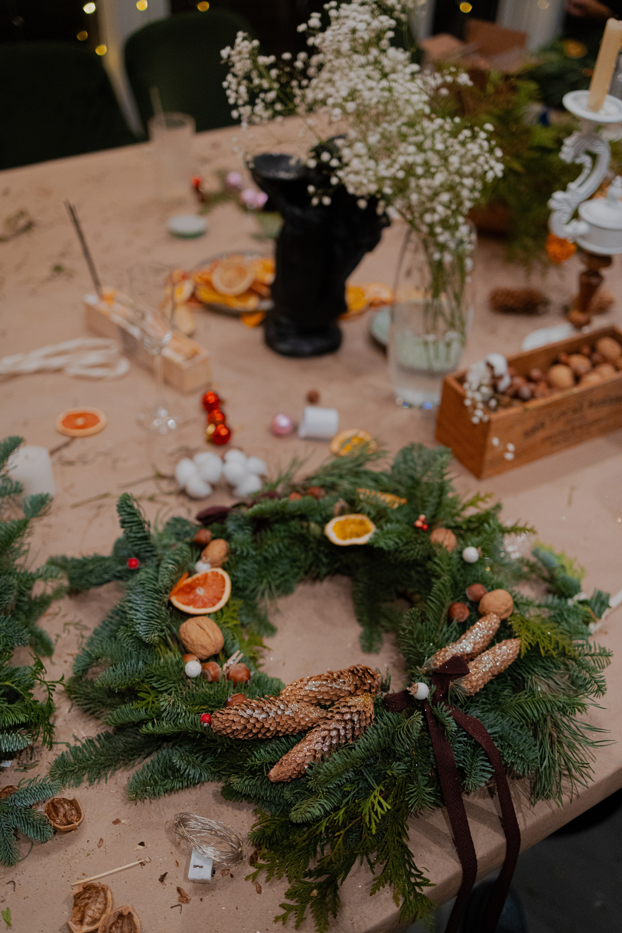 Мк Новогодний Венок. Анастасия Ракчеева Художник