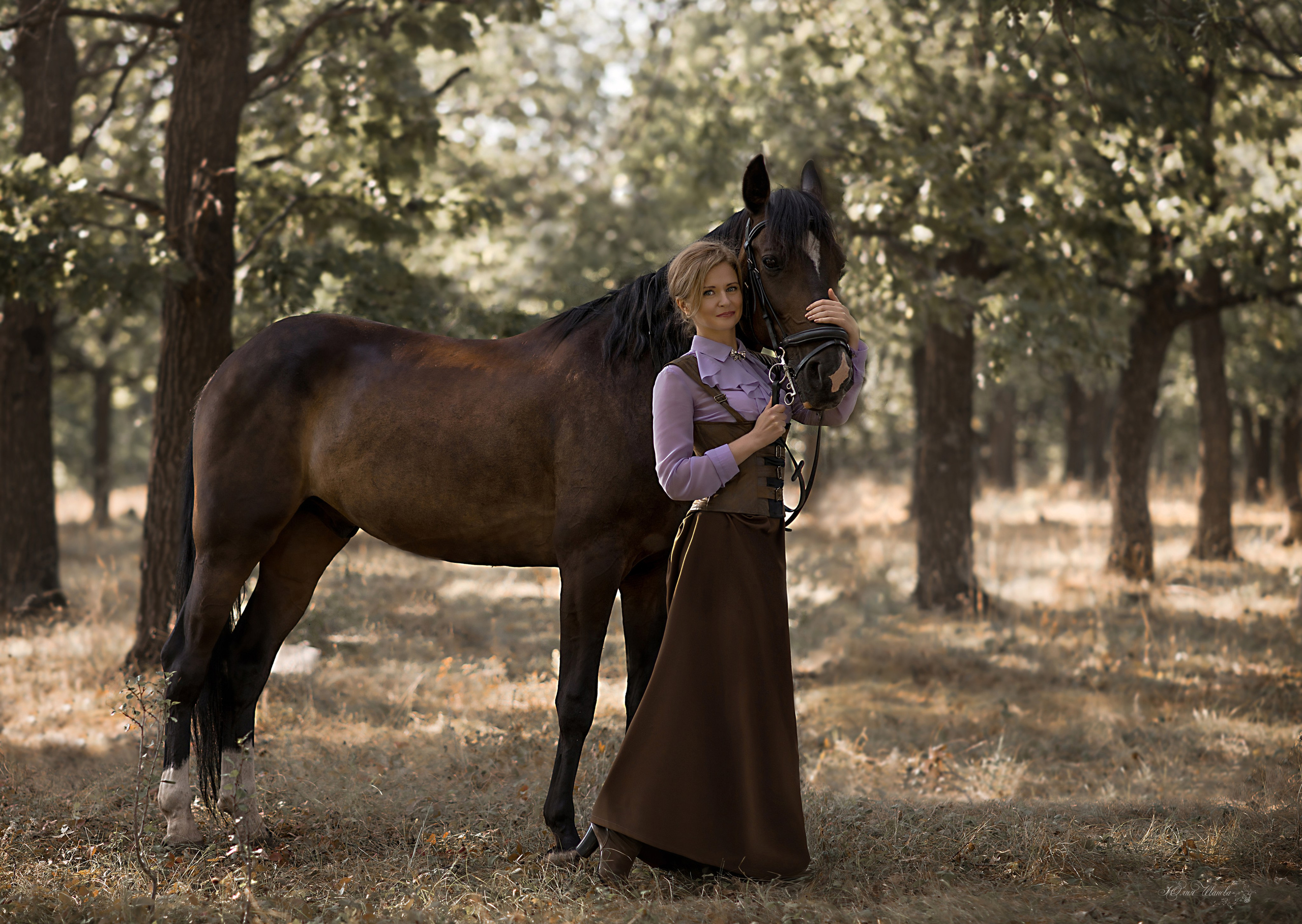 Наташа и Багрец. Конный фотограф в Саратове Юлия Иванова