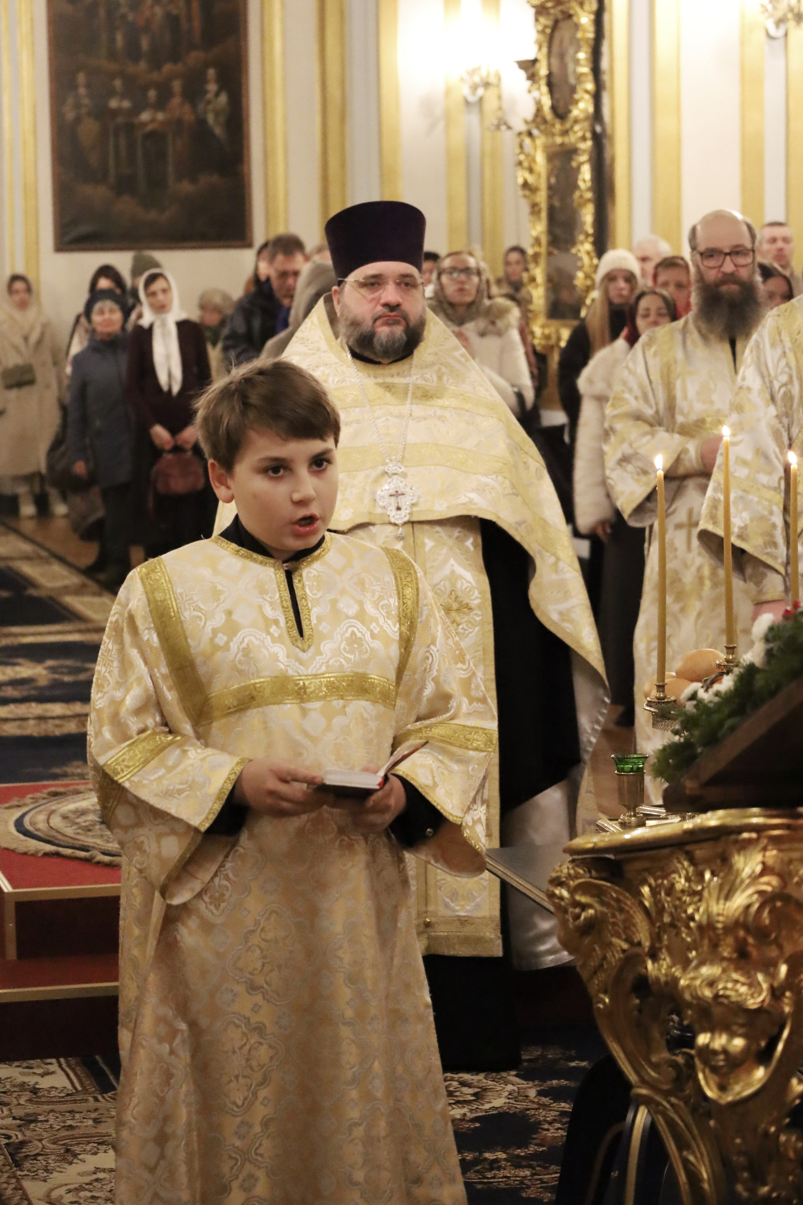 НАВЕЧЕРИЕ РОЖДЕСТВА ХРИСТОВА (РОЖДЕСТВЕНСКИЙ СОЧЕЛЬНИК). НИКОЛО-БОГОЯВЛЕНСКИЙ МОРСКОЙ СОБОР