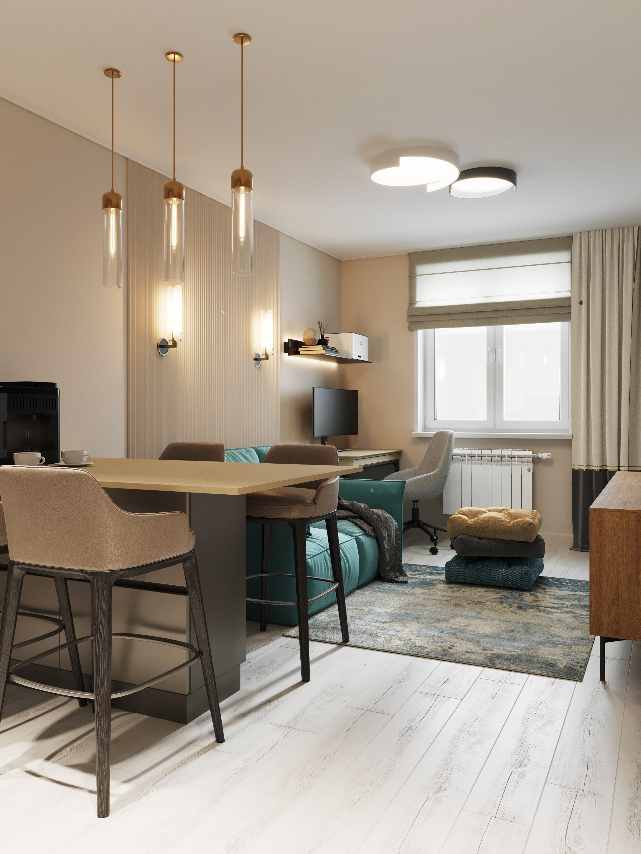 Кухня-Гостиная. Arrogant Arch