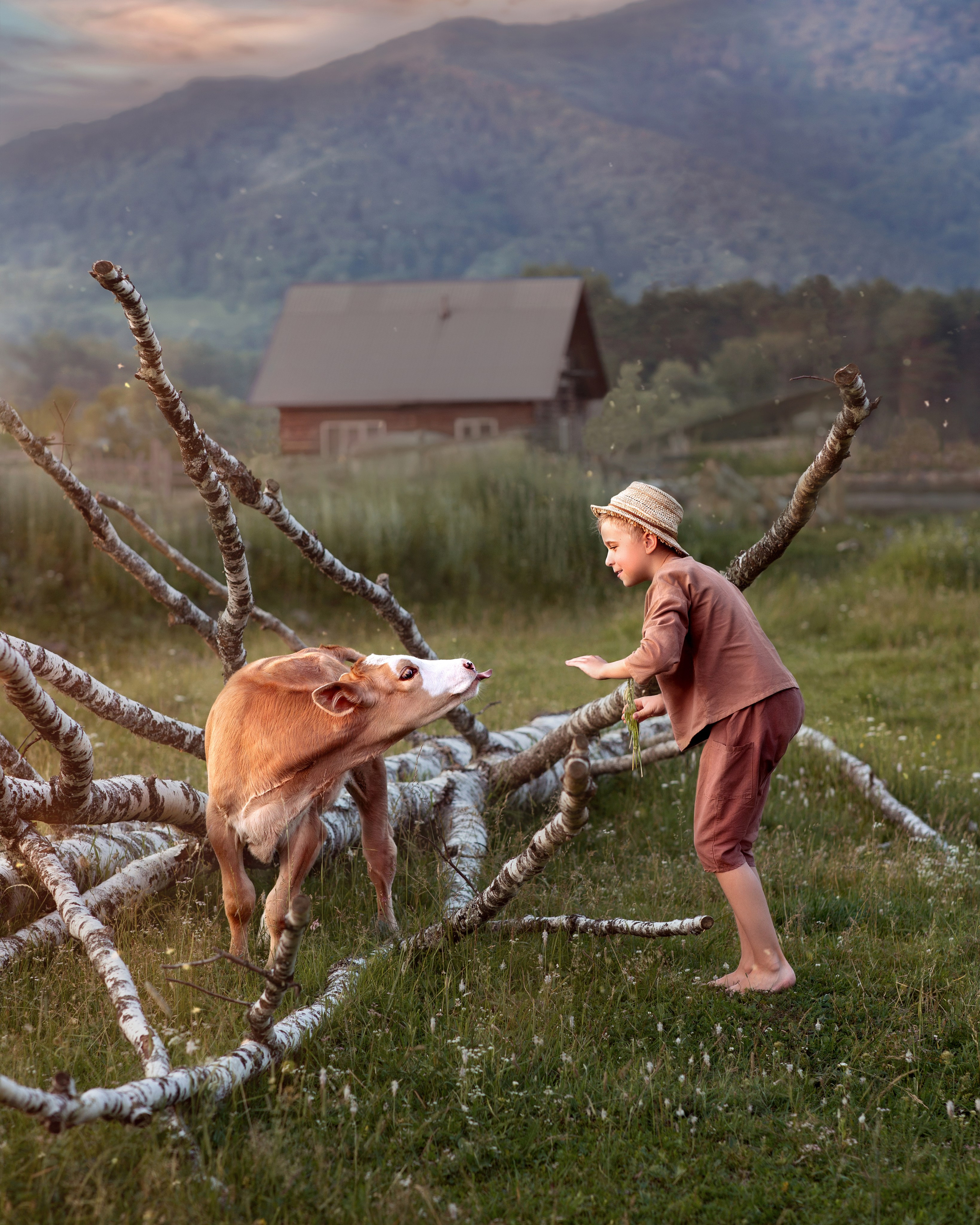 Детские фотопроекты. Семейный и детский фотограф Новосибирск Ольга Казакова. Съёмки в муке