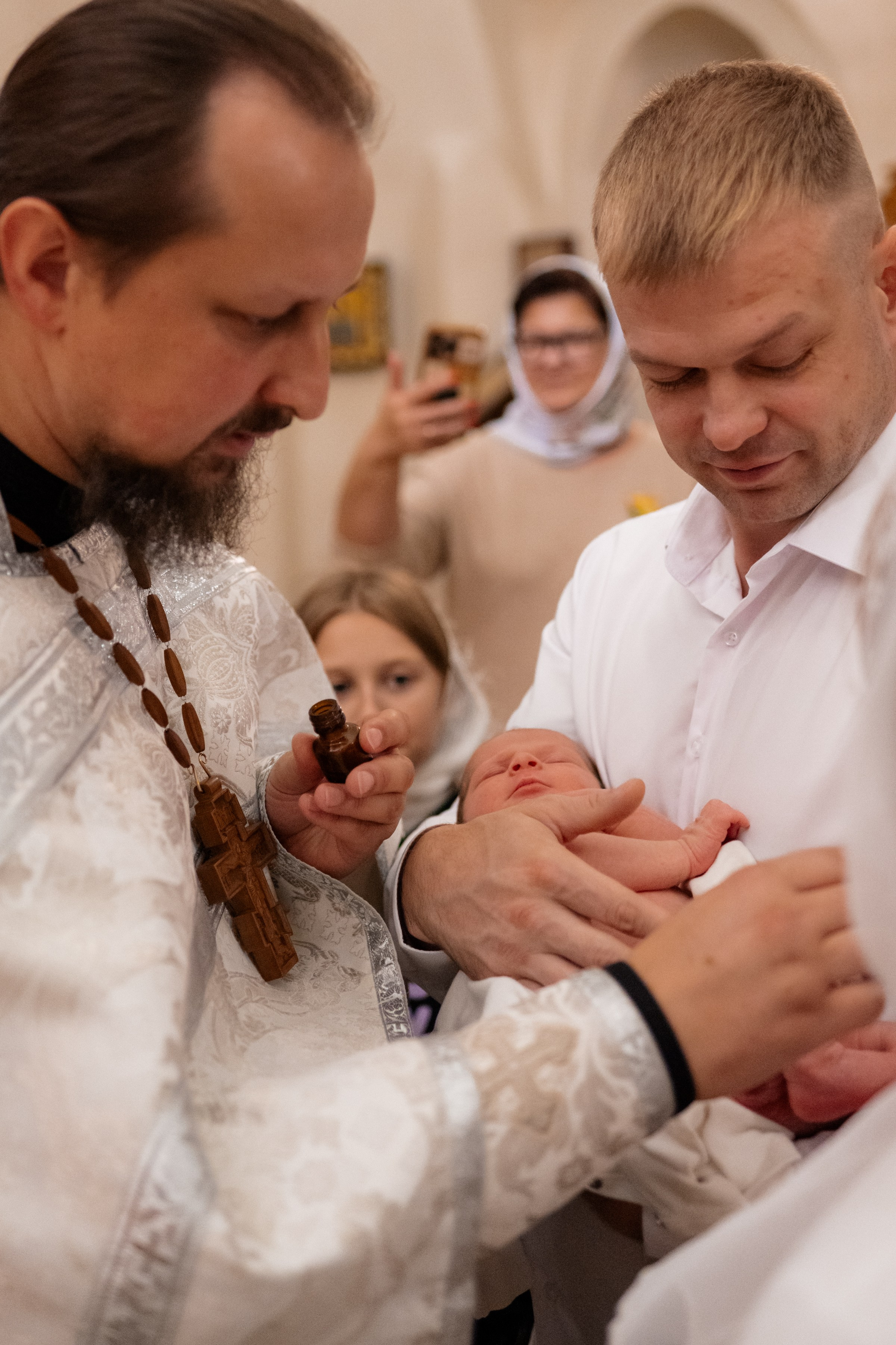 Таинство крещения Степана. Семейный и детский фотограф Смоленск