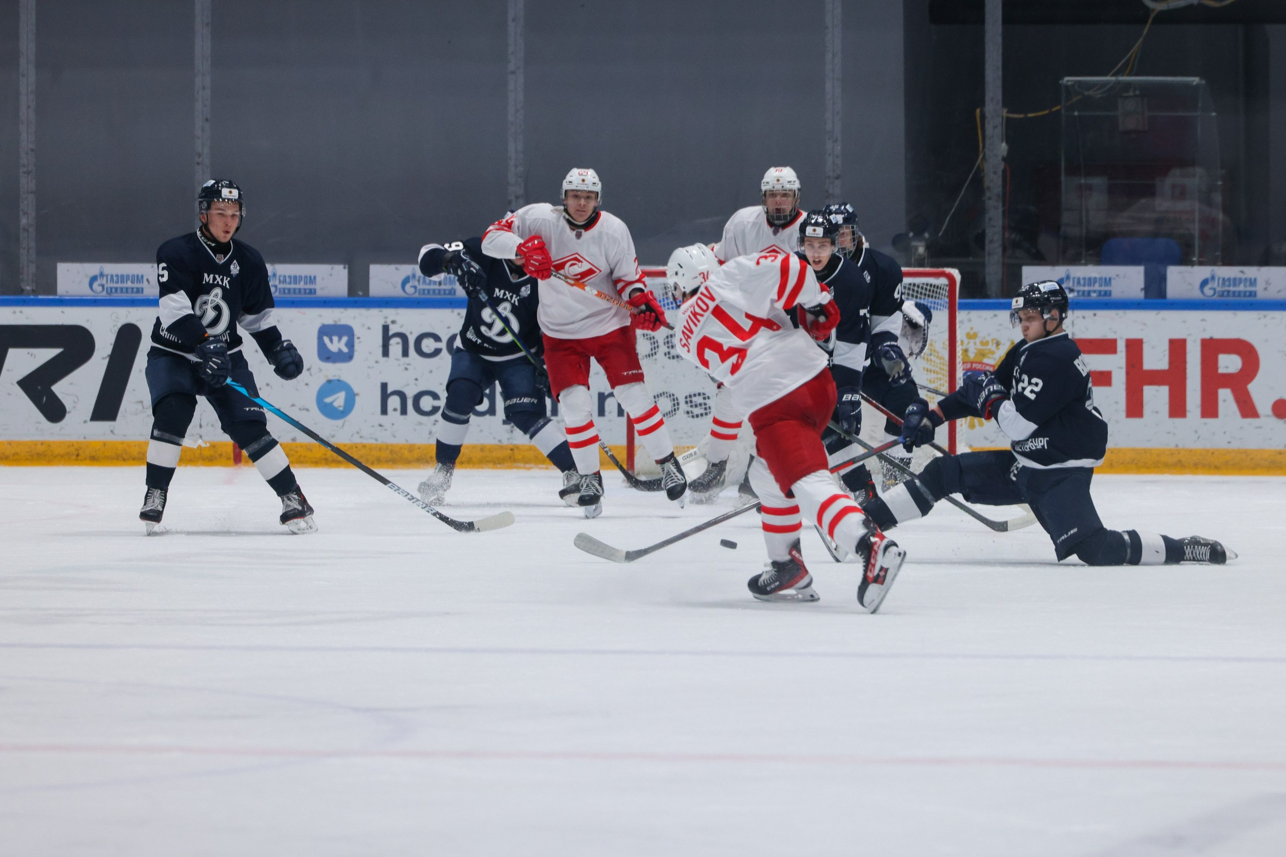 МХК Динамо — МХК Спартак. Фотограф Александр Заломаев