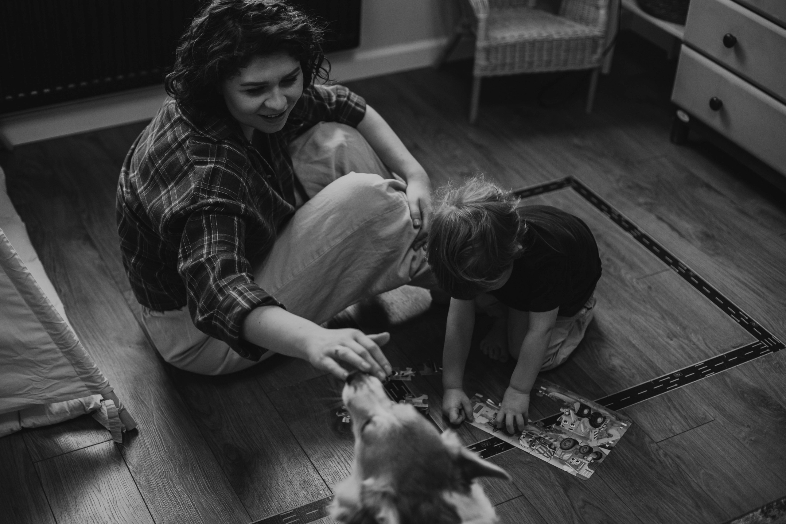 Лиза Коля Тимофей и Трюфель. Фотограф в Санкт-Петербурге Дарья Заплитная