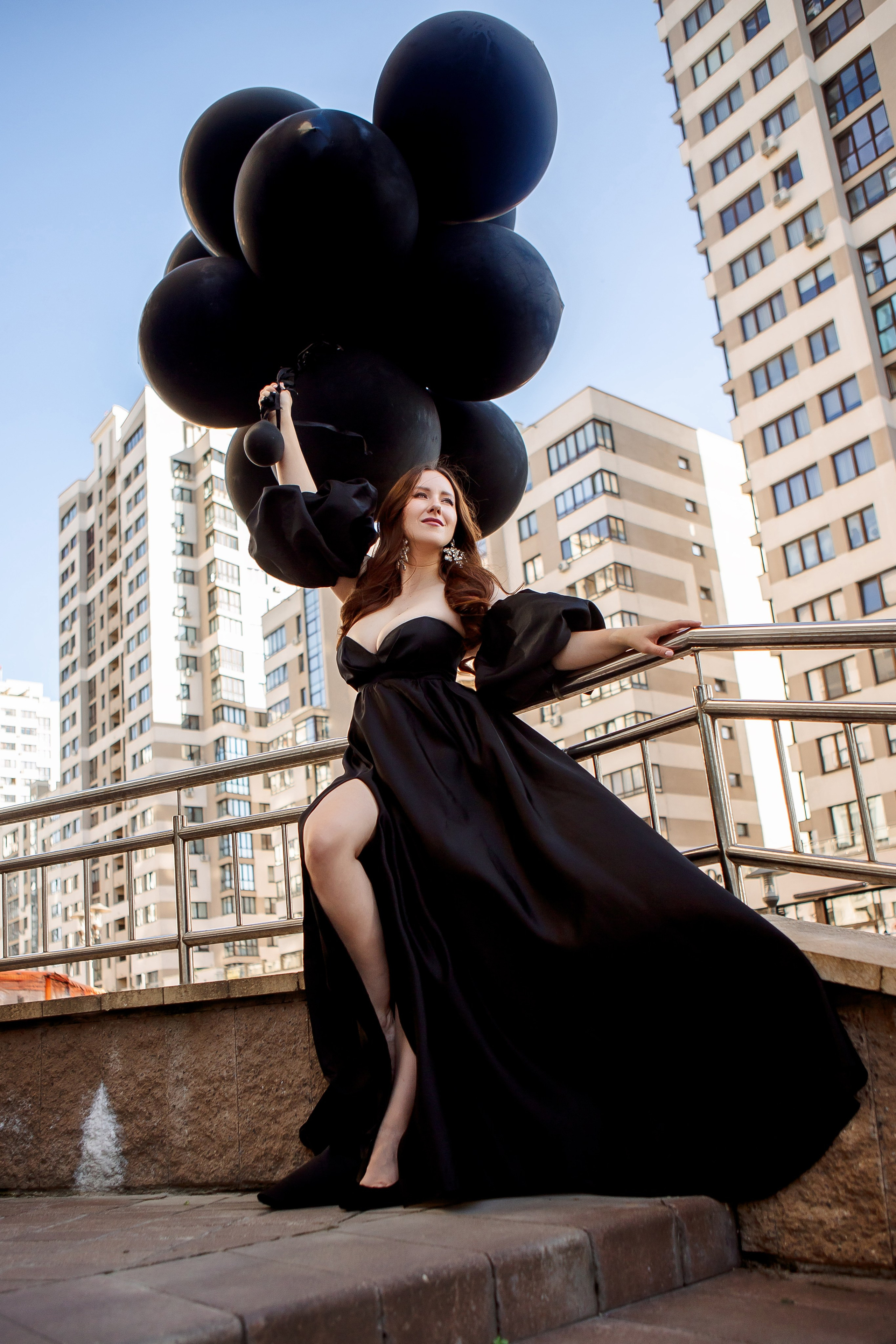 Екатерина. Прогулка с шарами. Семейный детский фотограф. Фотосессия в Минске