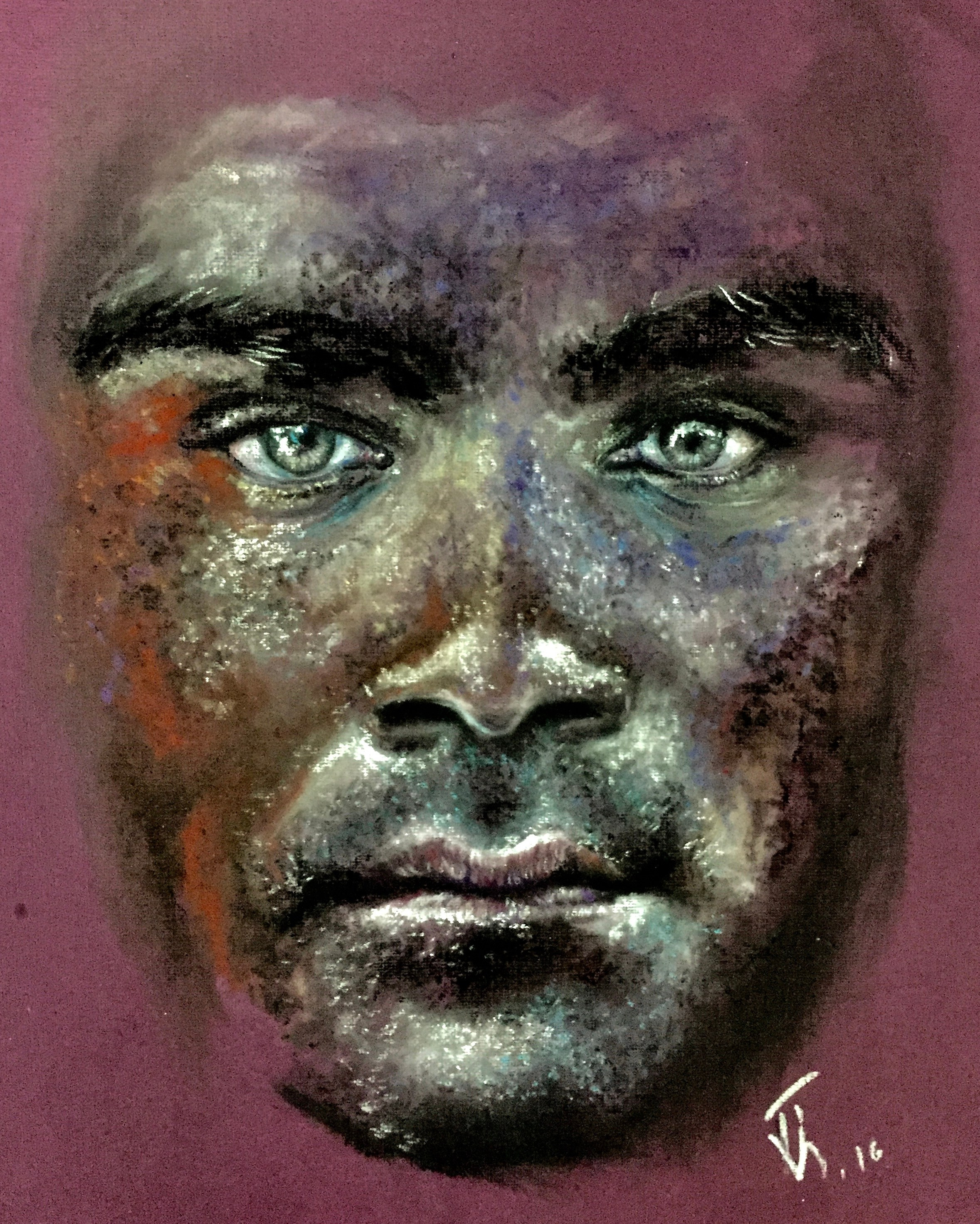 Pastels. Portrait Artist and Illustrator Alevtina Golovin