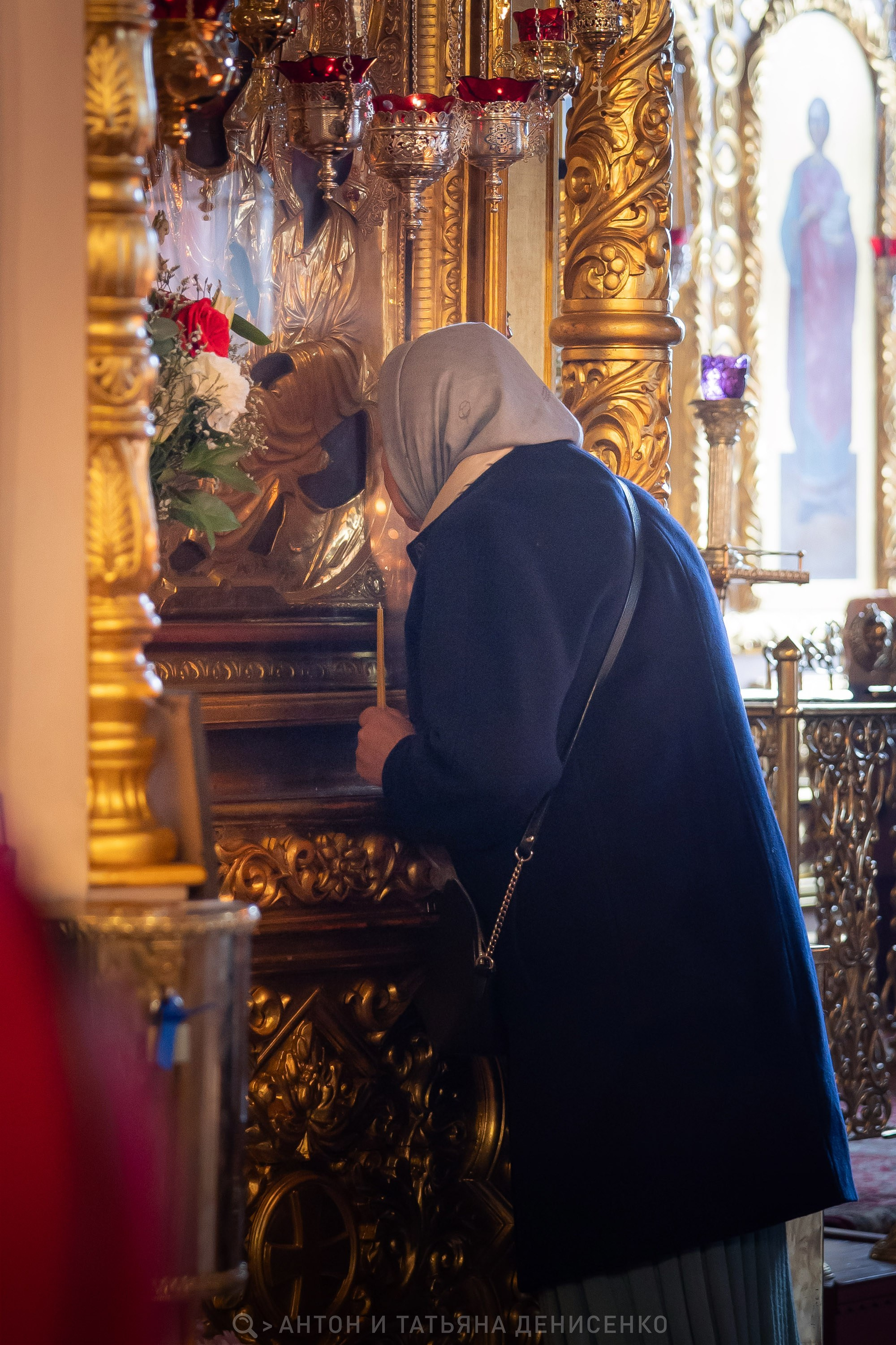 Храм Преображения Господня в Богородском. Антипасха. Антон и Татьяна Денисенко — В храме