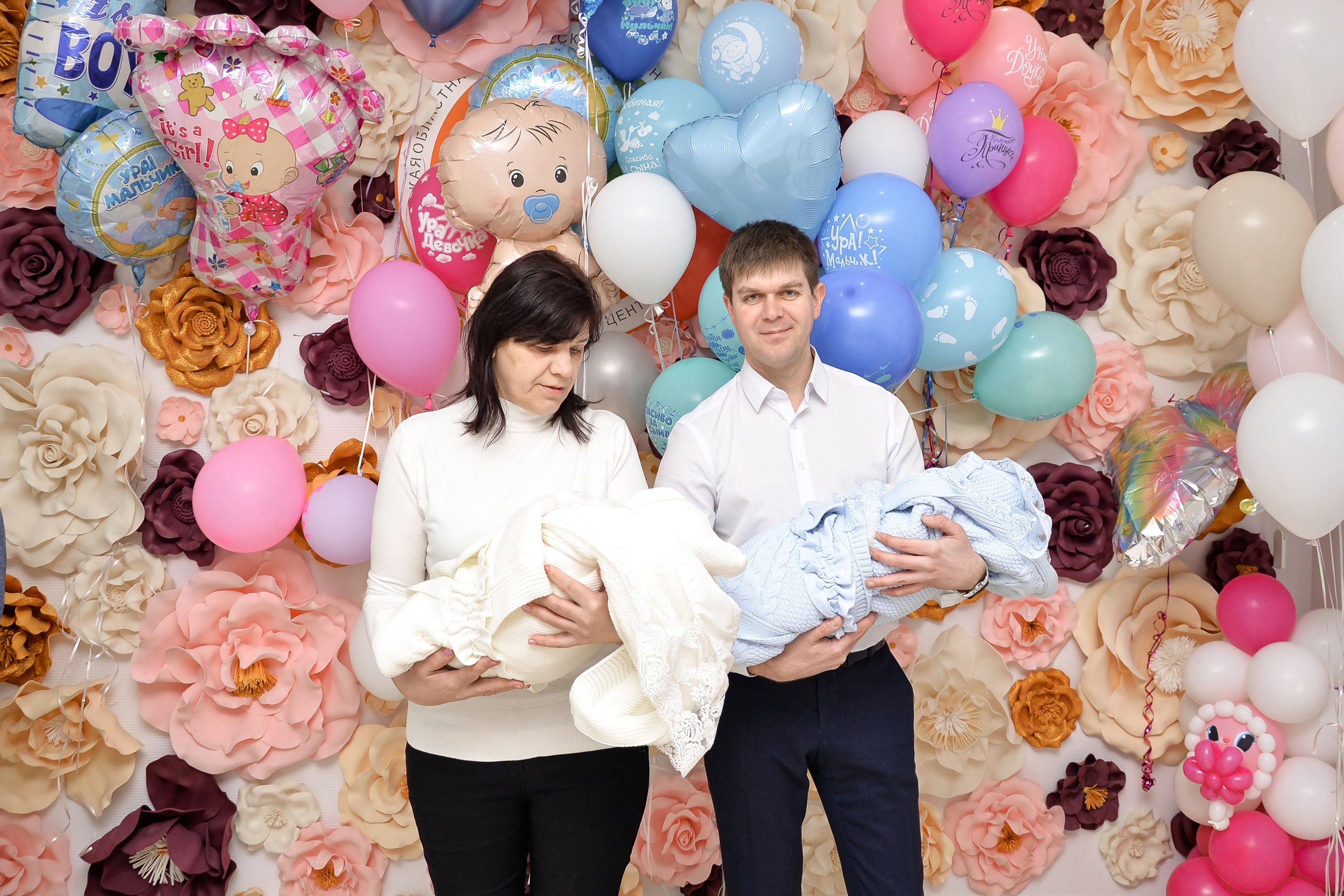 Выписка Королевской двойни. Семейный и свадебный фотограф Галина Абакумова, фотосессии в Белгороде