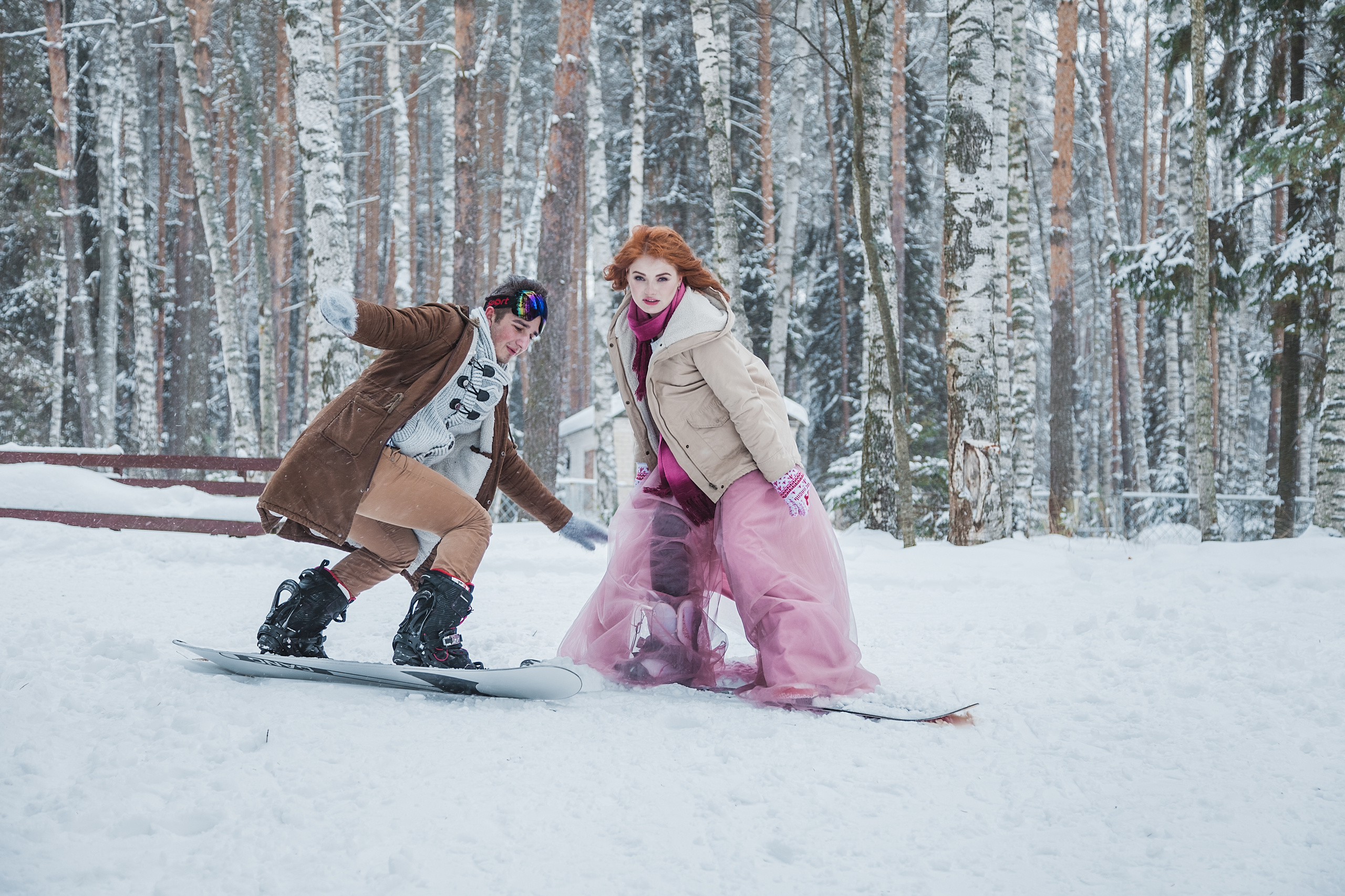 Со сноубордом. Свадебный и семейный фотограф Ольга Батова в Ярославле