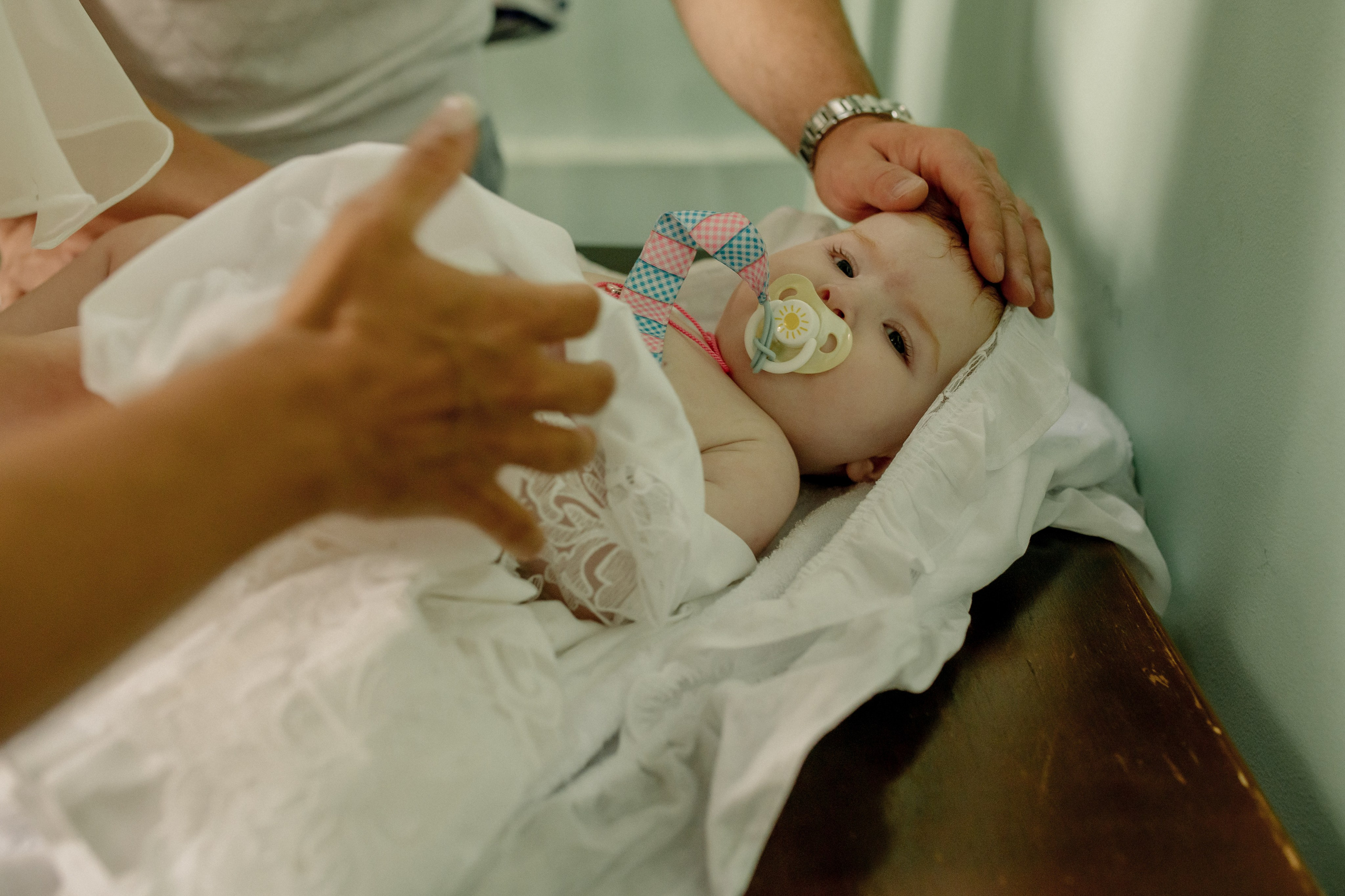 Крещение Юлечки. Фотограф Мария Стрелкова