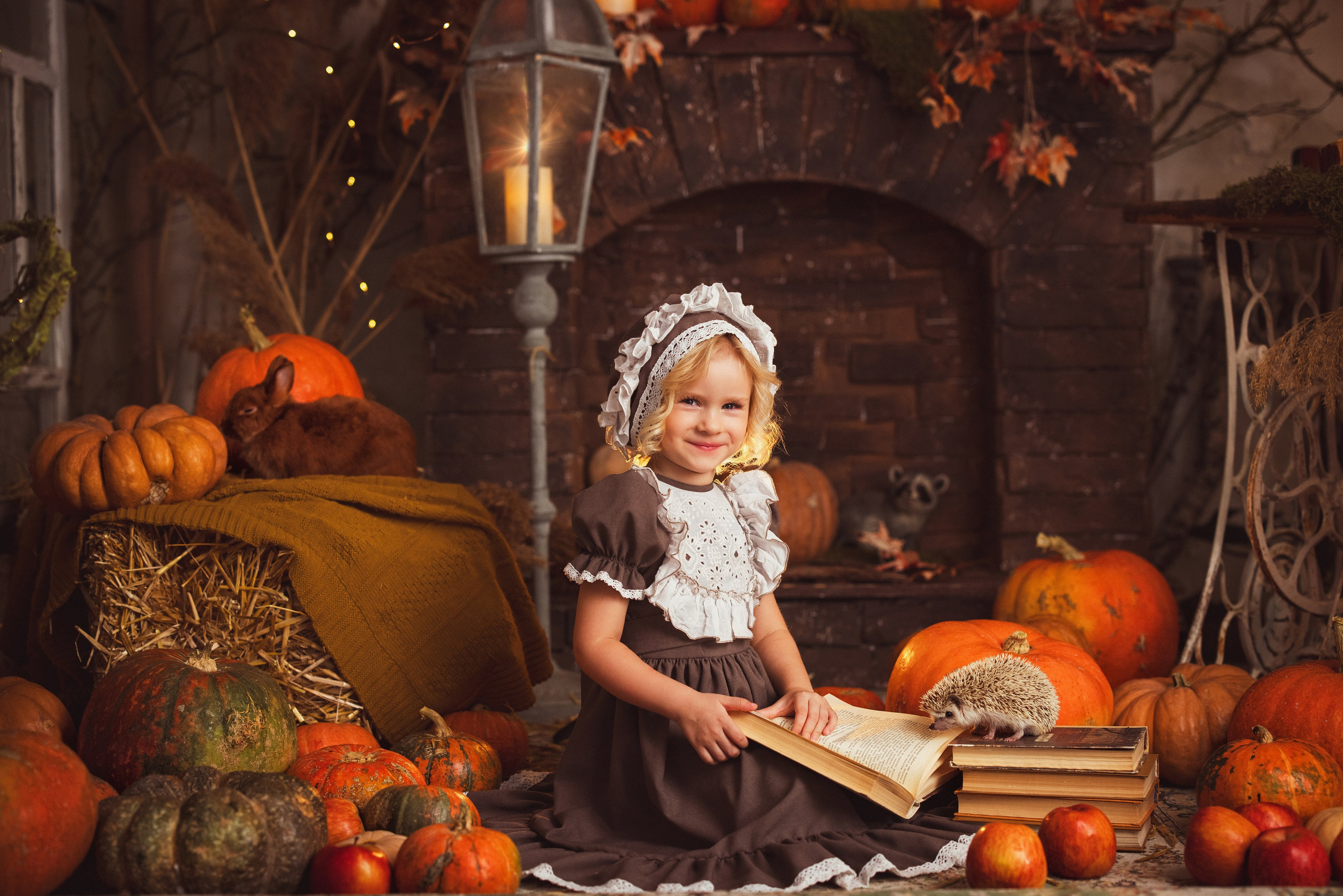 Детская осенняя фотосессия в фотостудии «Авторская». Семейный и детский фотограф в Краснодаре Анна Трашкова