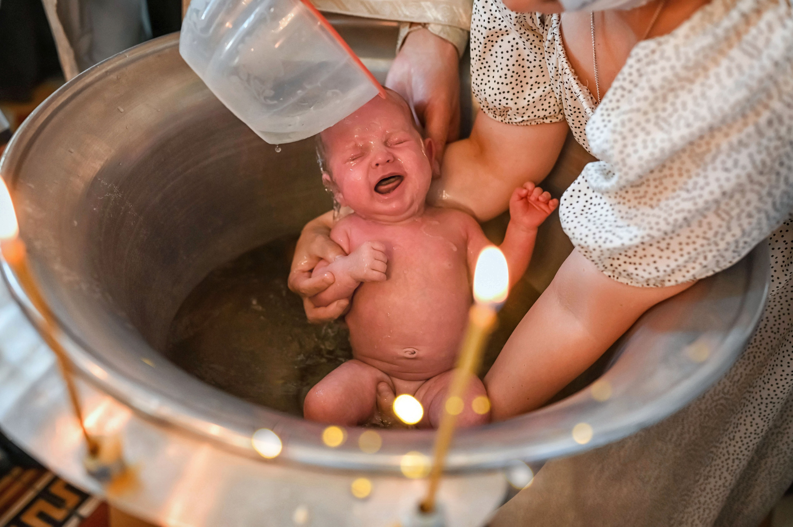Крещение Ксении. Семейный фотограф в г. Воскресенск Наталия Молева