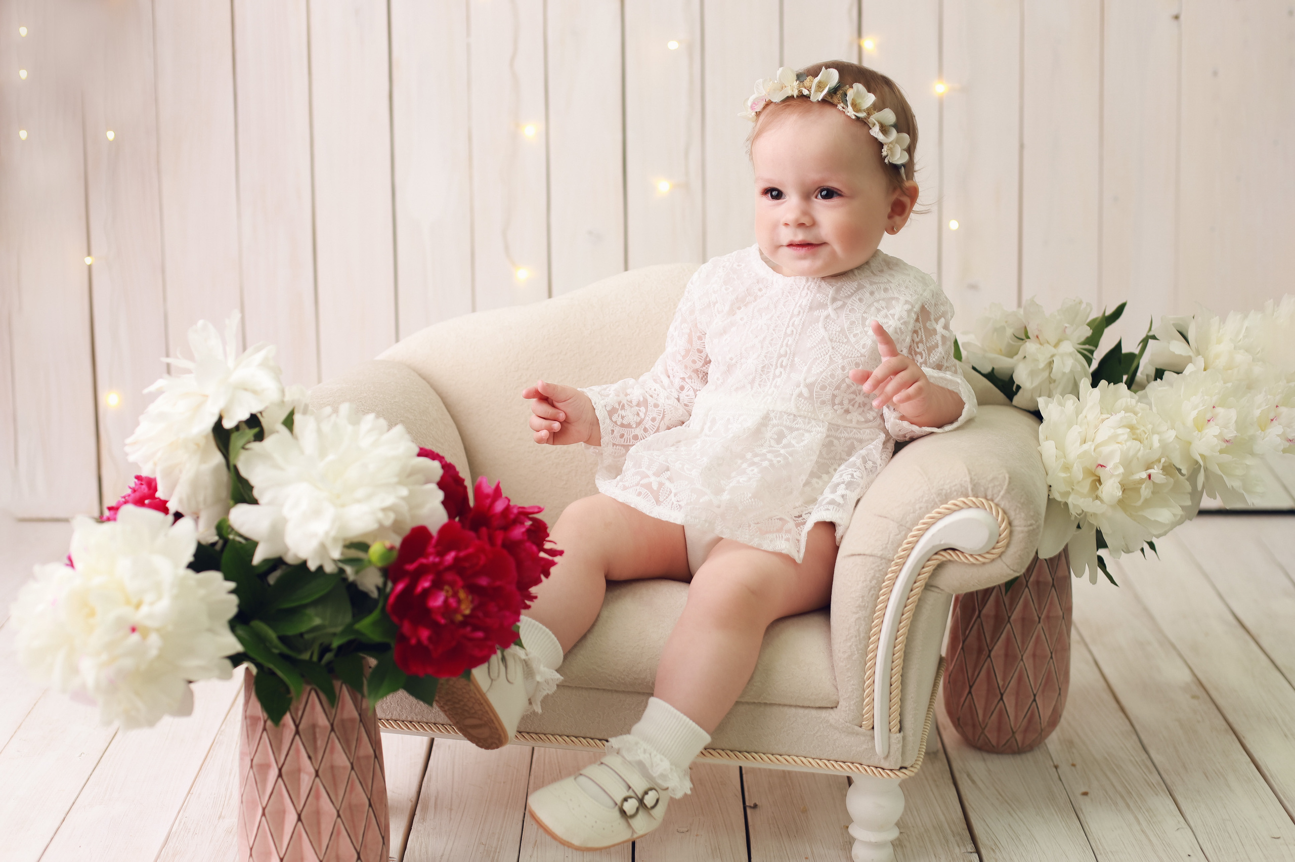 Годовасие Мирославы. Фотограф новорожденных в г. Россошь Виктория Нечепуренко