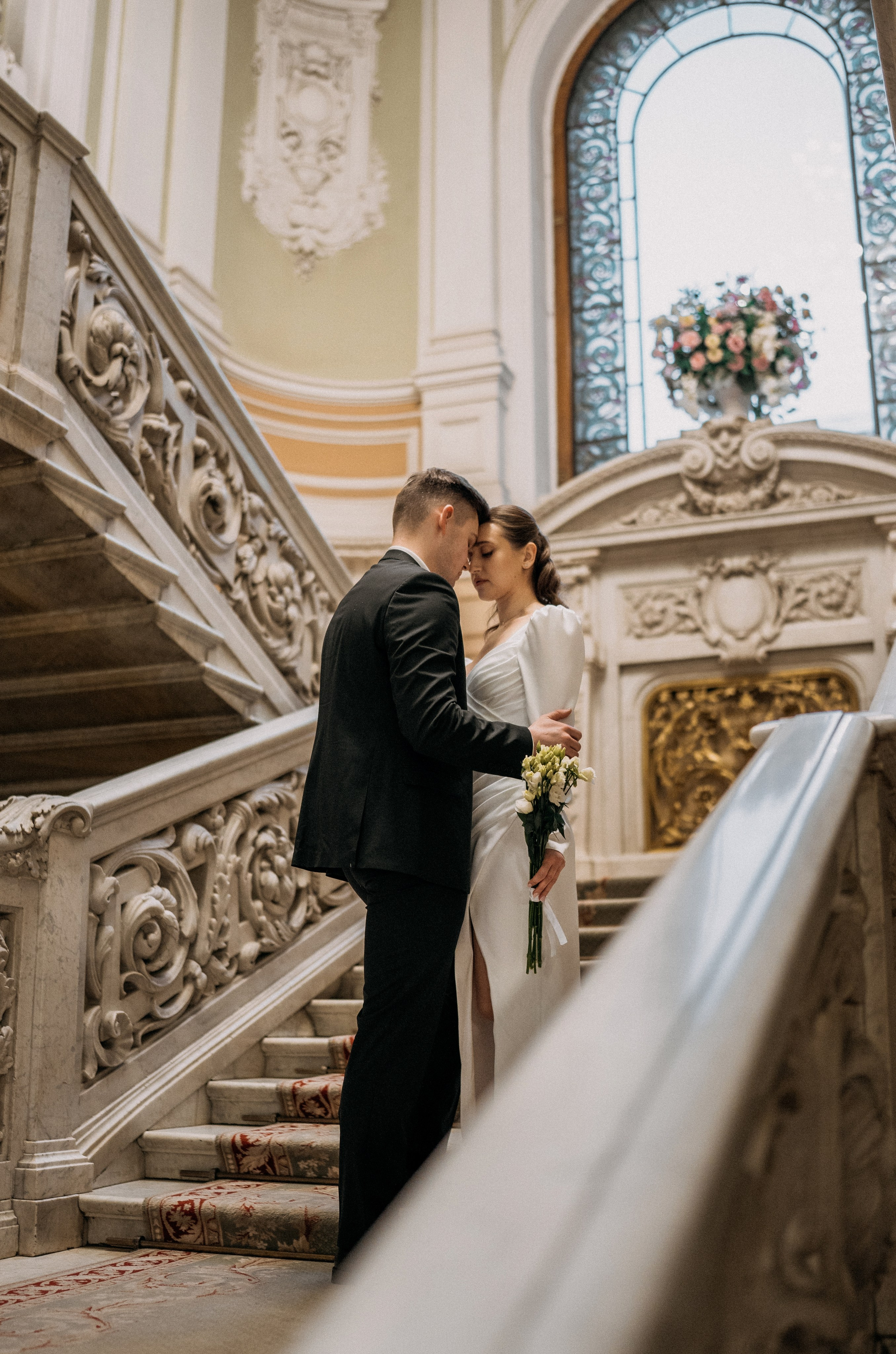 Свадебная фотосессия в Санкт-Петербурге. Федосова Елизавета - свадебный фотограф СПб. Фотосессия Дворец Бракосочетания №1