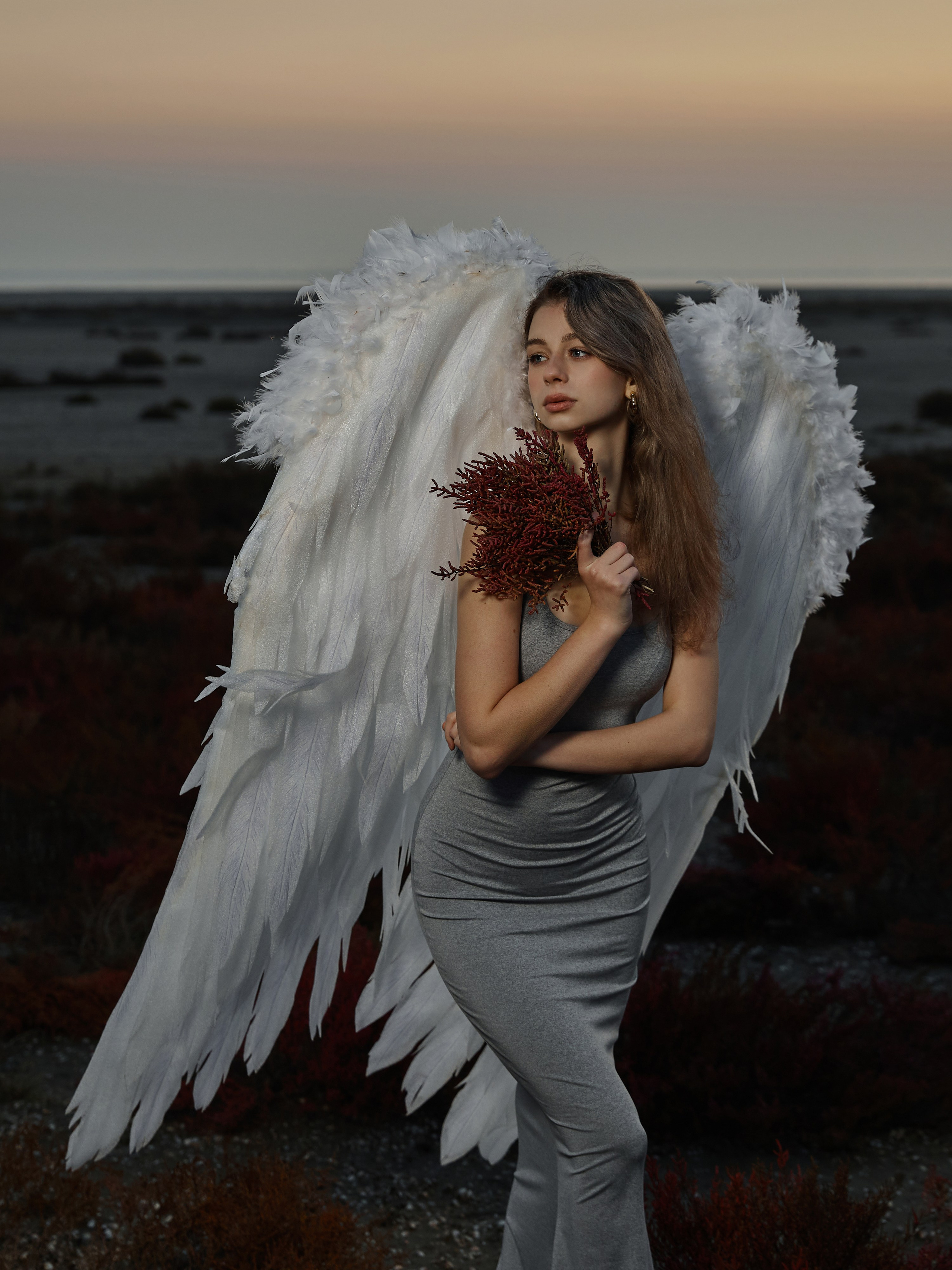 Фотосессия для Лизы в образе ангела