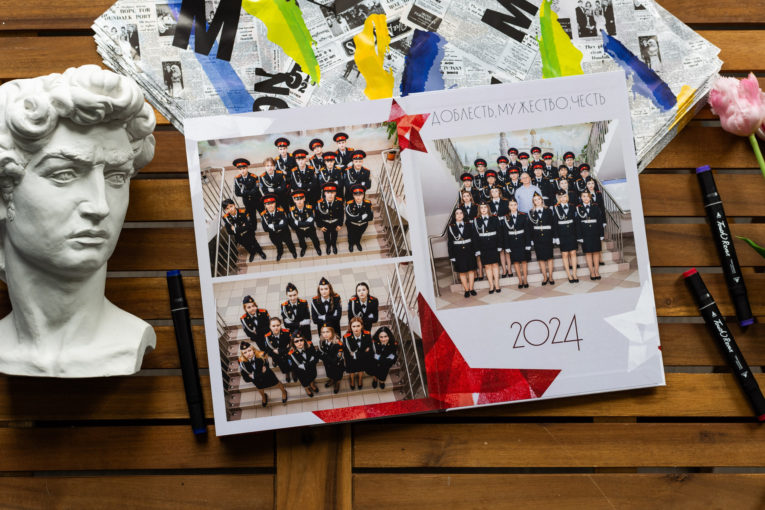 Дизайн кадетам. Выпускные альбомы в Подольске Москве и МО