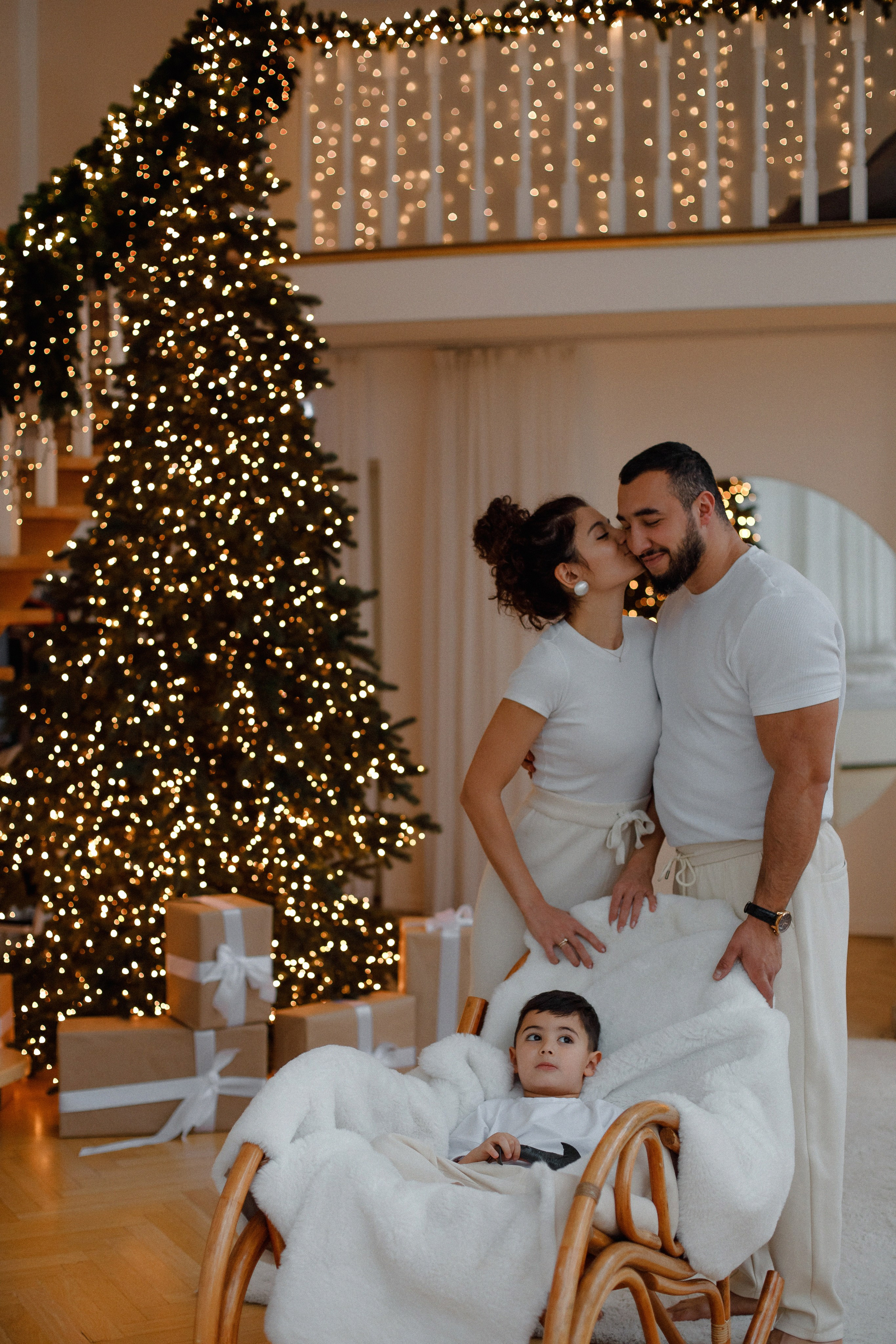 Семейная новогодняя фотосессия в Москве