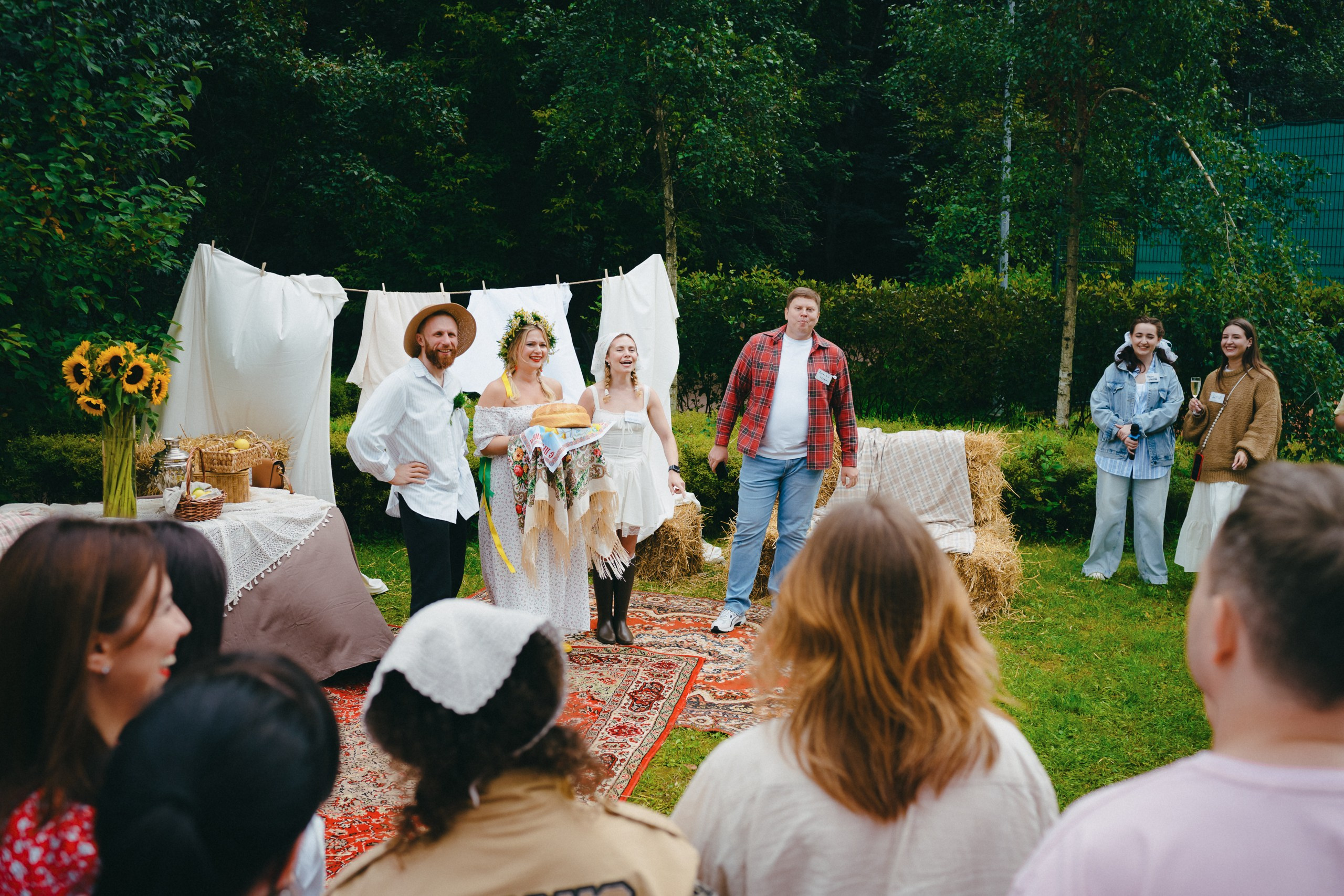 Корпоратив летом под открытым небом. Komonev