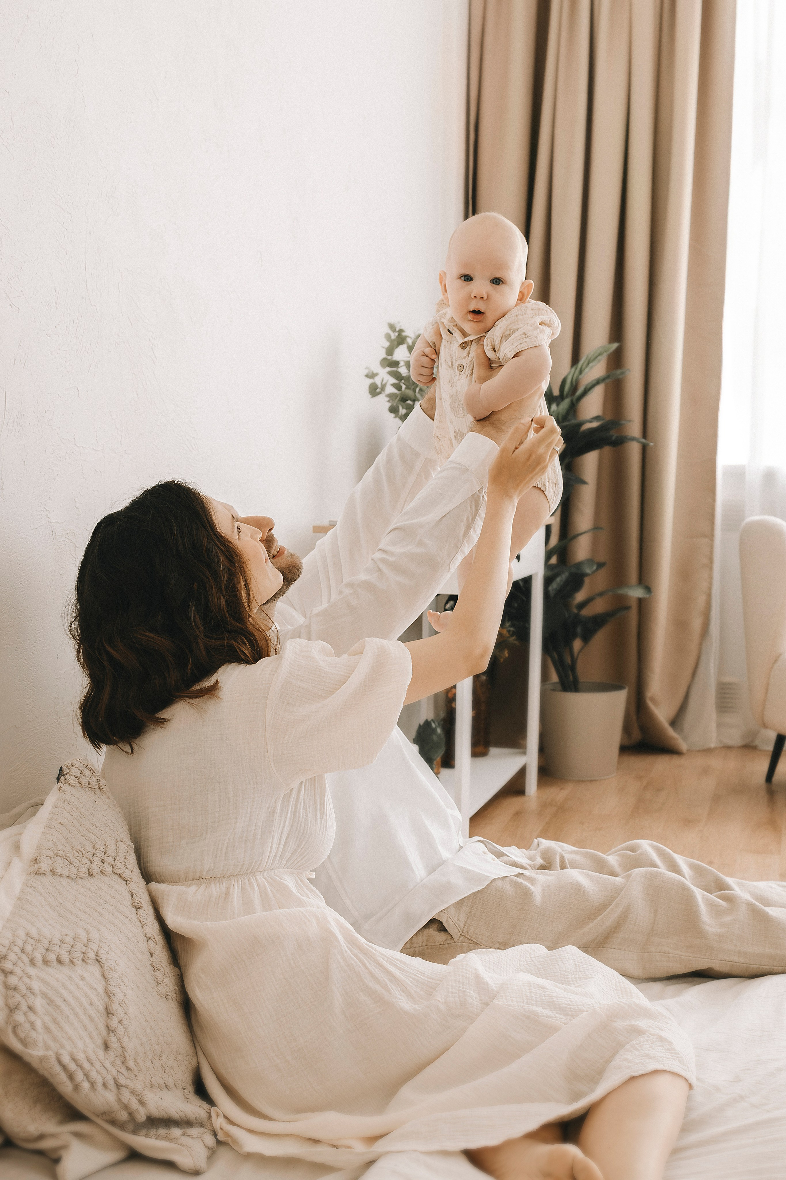 Семейная фотосессия Lifestyle. Фотограф новорожденных в Москве Кристина Левит