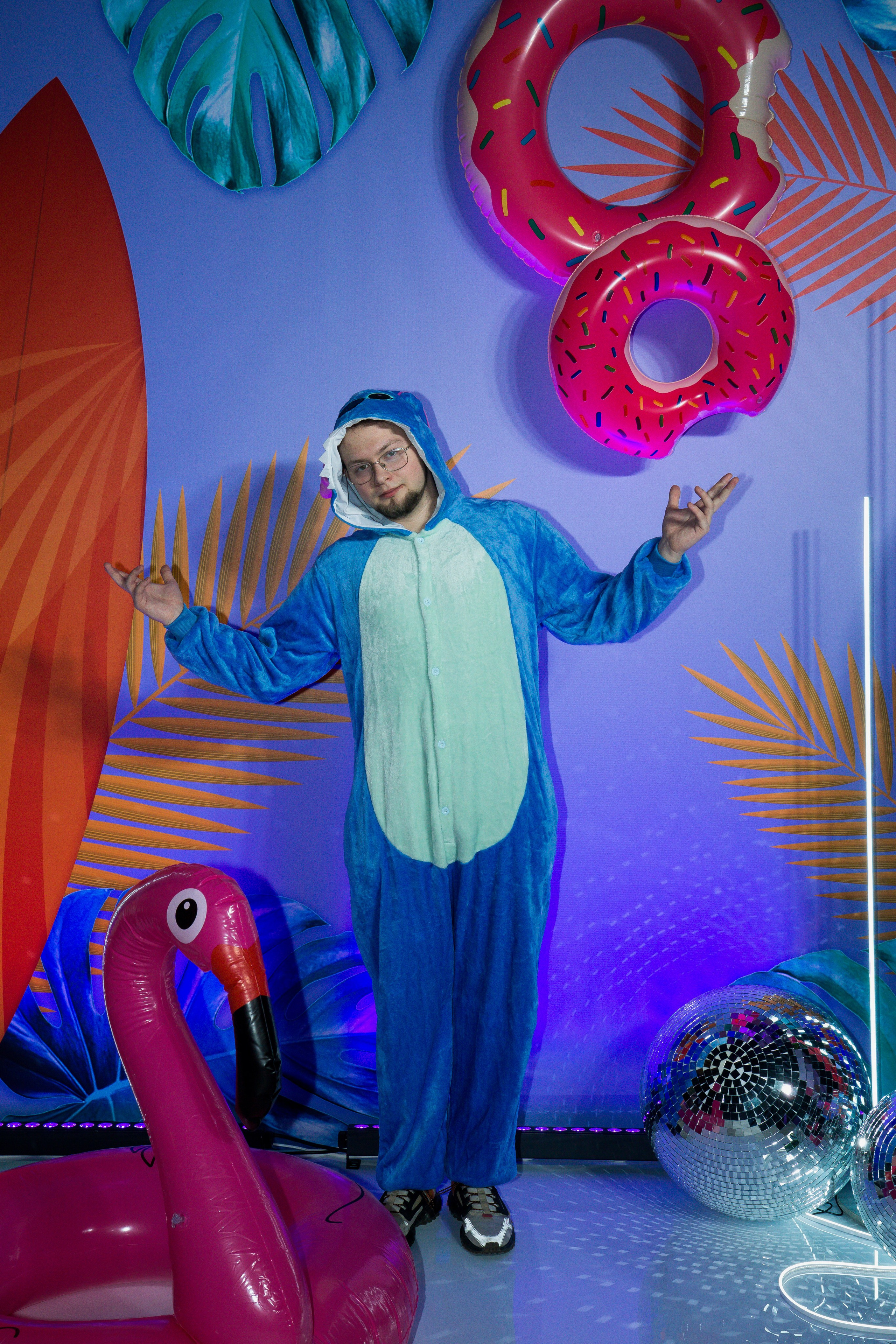 МТС корпоратив Гавайская вечеринка. Фотограф