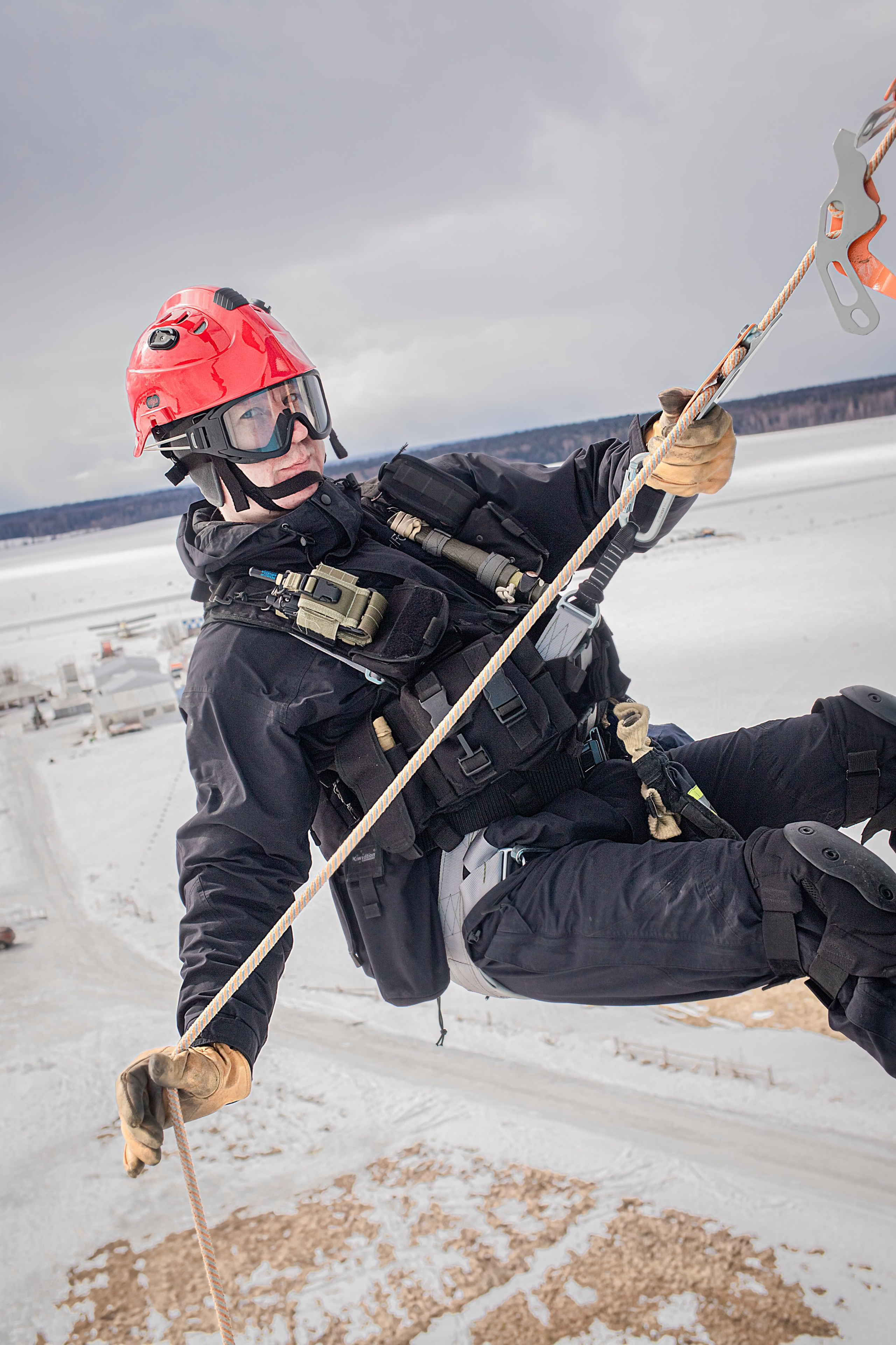 Репортажная съемка спасателей. РПСБ России. Репортажный фотограф, Москва, Закат