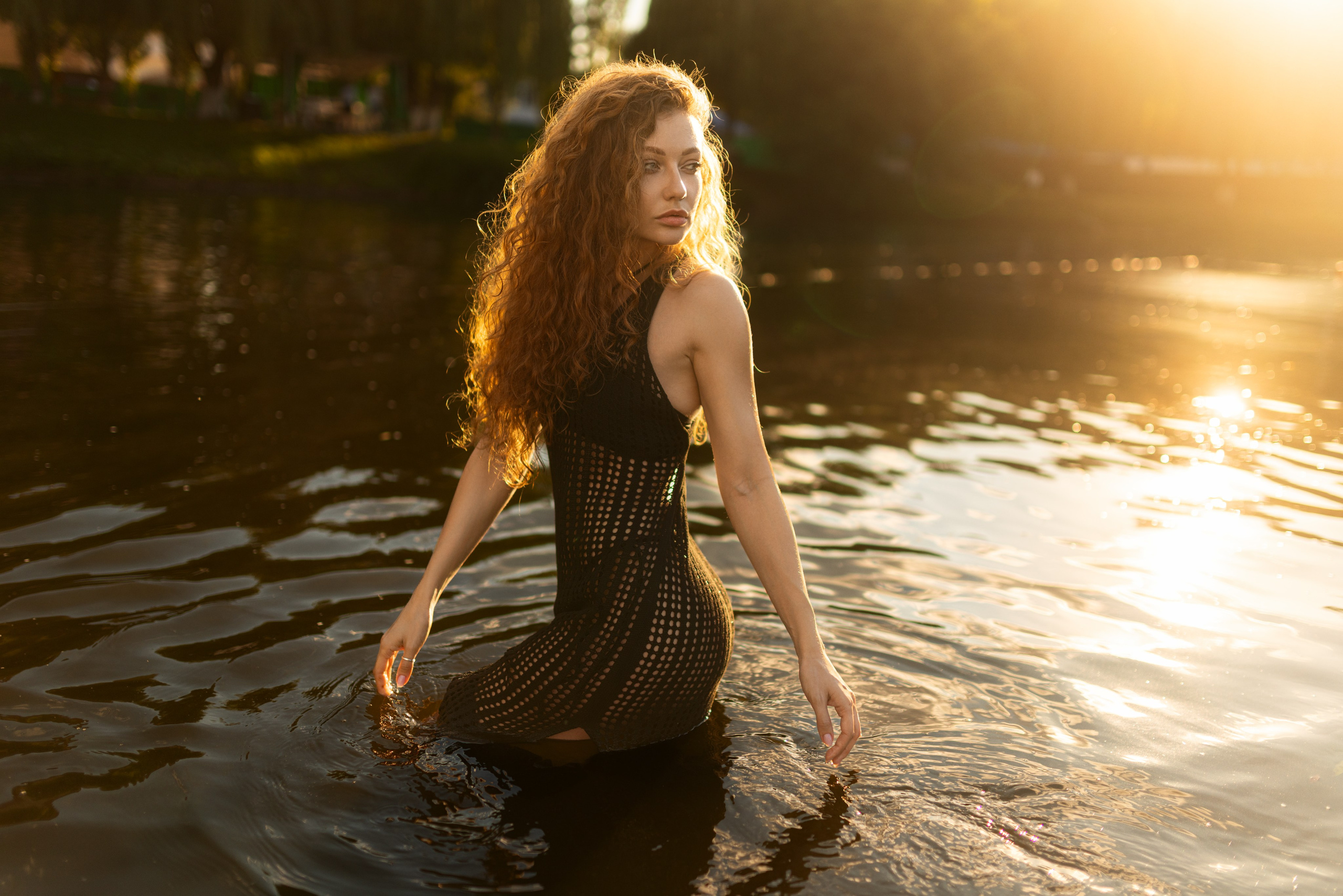 Съемка с Дианой у водоема на базе отдыха в формате для «себя». Дмитрий Шульгин, портретный фотограф в Воронеже