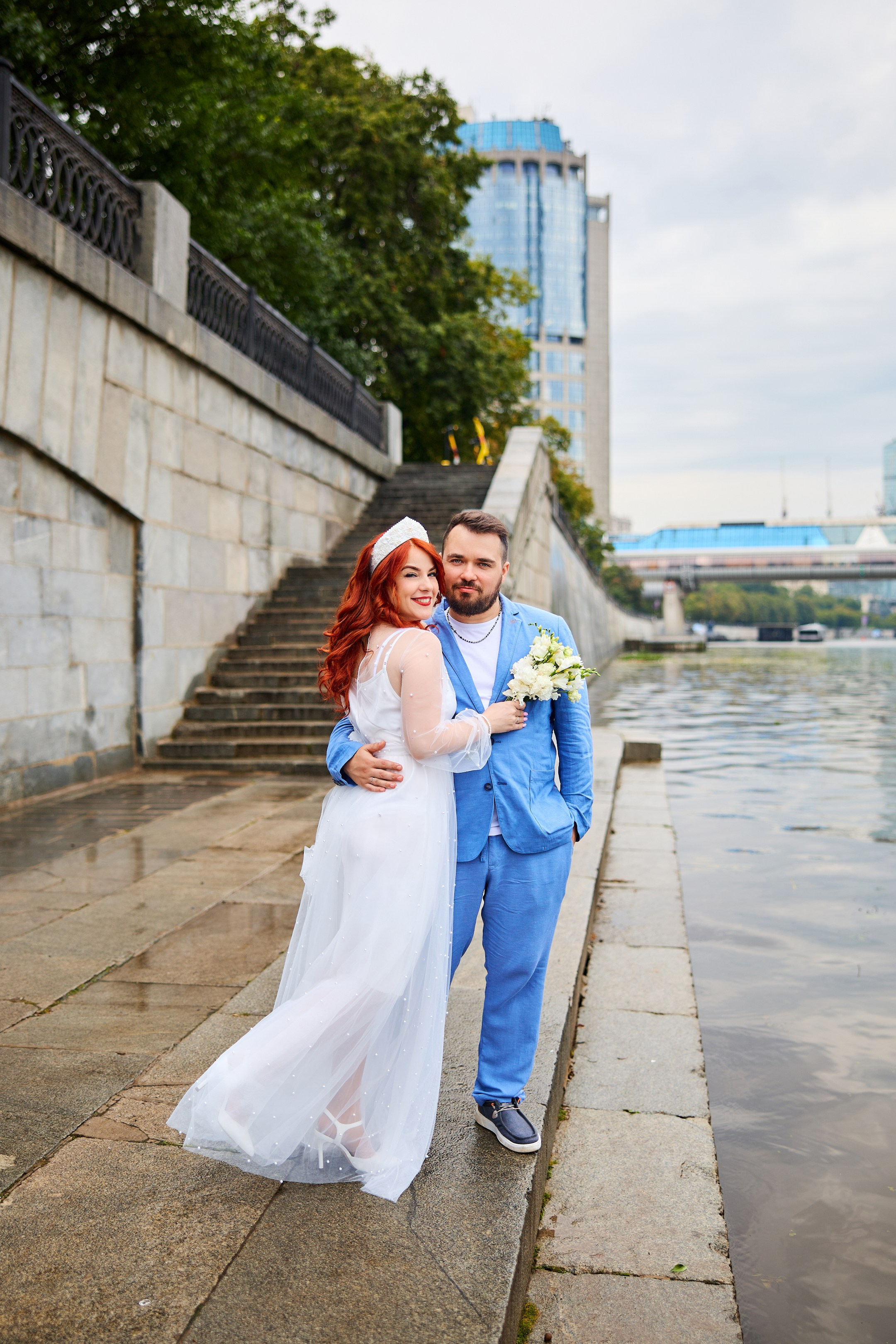 Свадебная фотосессия летом. Свадебный фотограф Сергей Колбинский