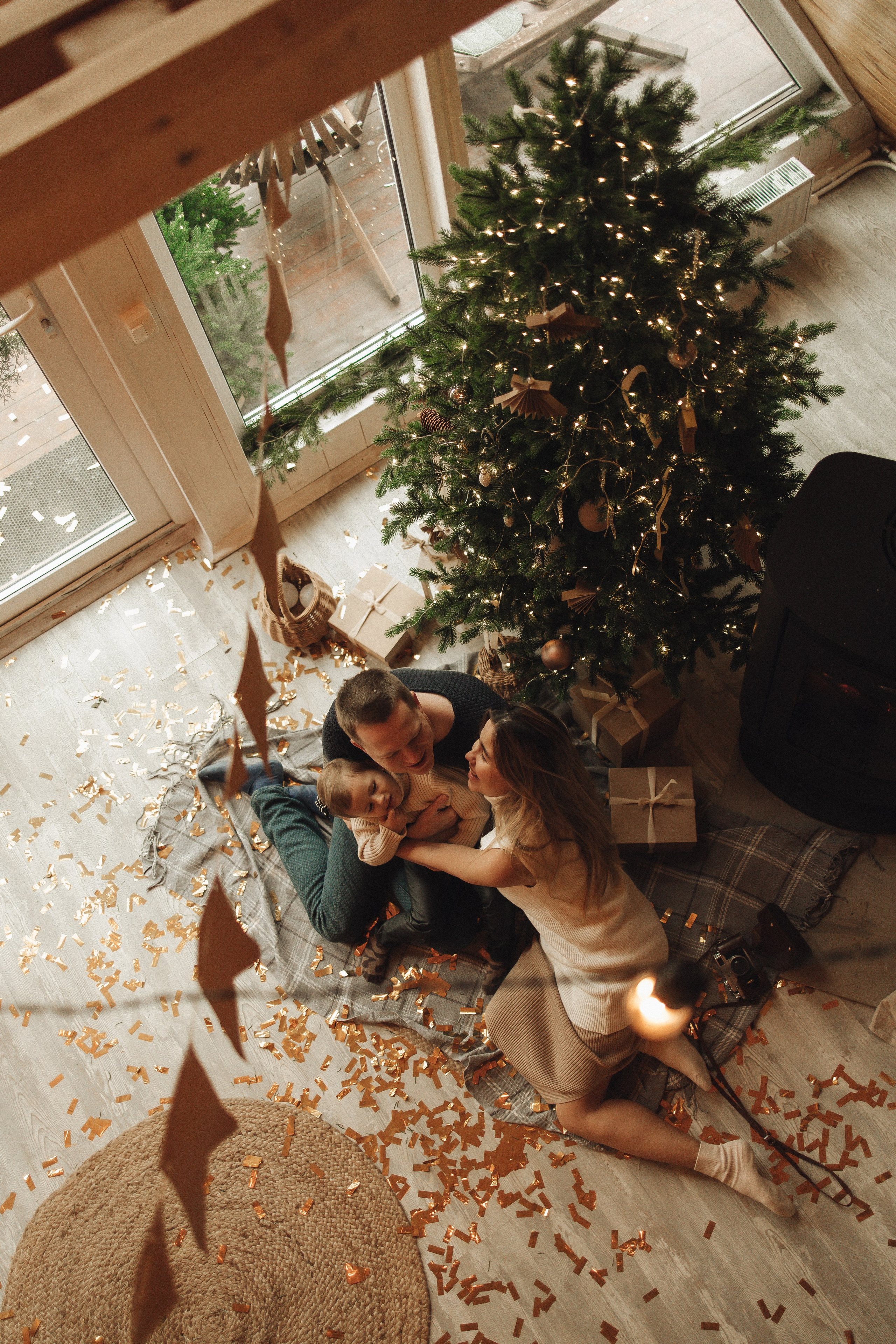Новогодняя история в домике. Семейный и детский фотограф, таганрог, ростов-на-дону