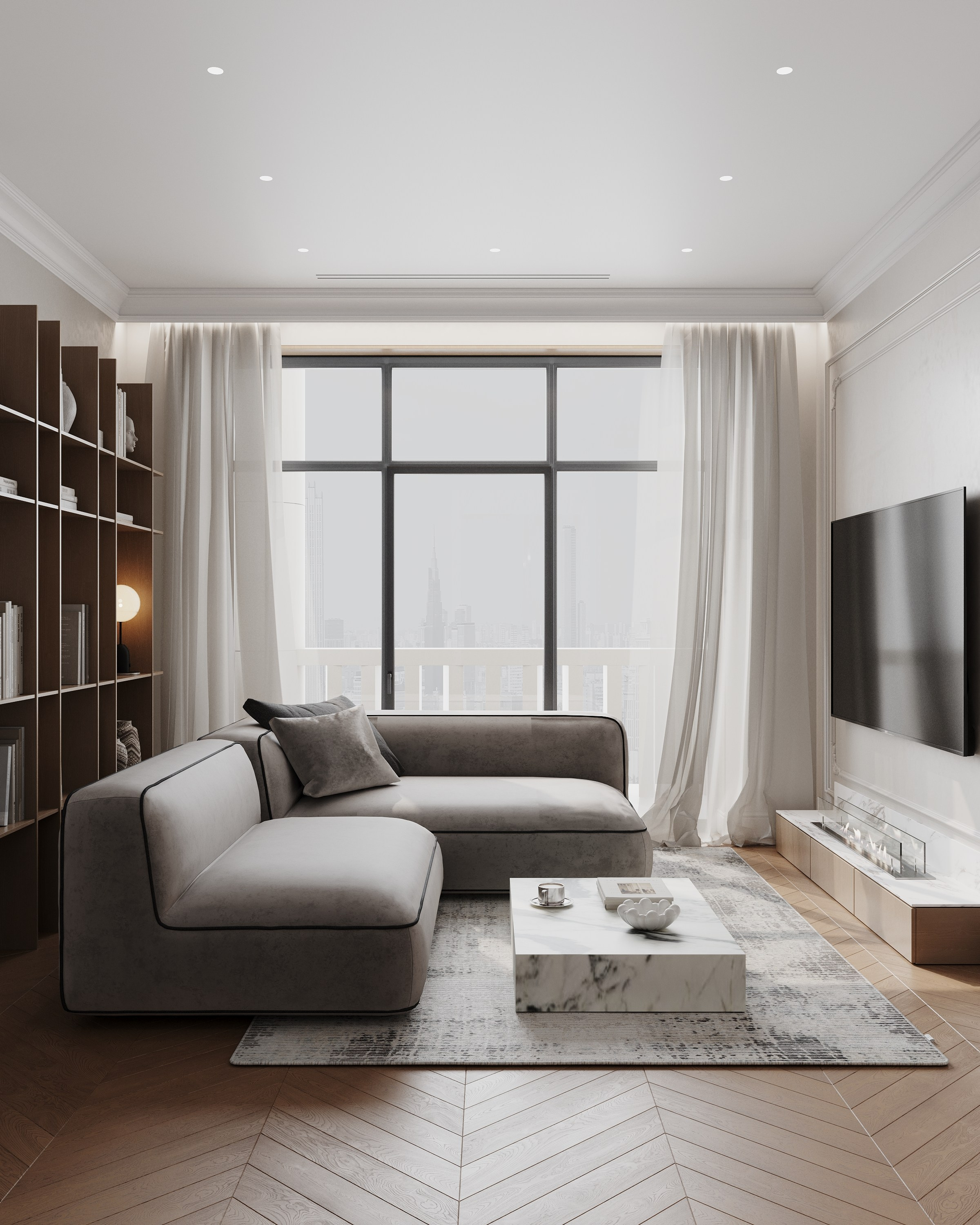 ЖК Легенда Московский 65 106 кв.м, г. Санкт-Петербург. 3d визуализатор Анастасия Науменко