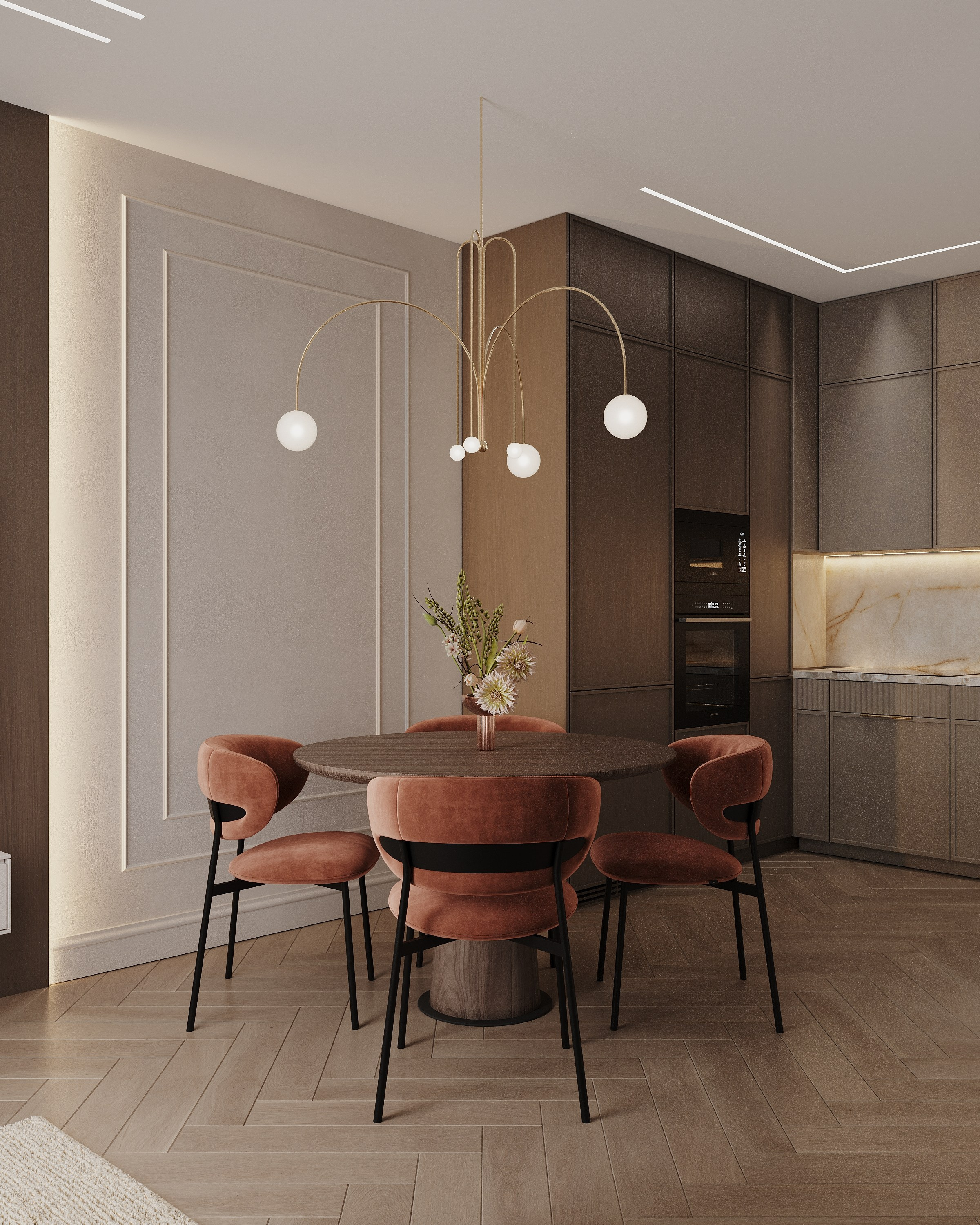 ЖК Наука 73 кв.м, г. Санкт-Петербург. 3d визуализатор Анастасия Науменко