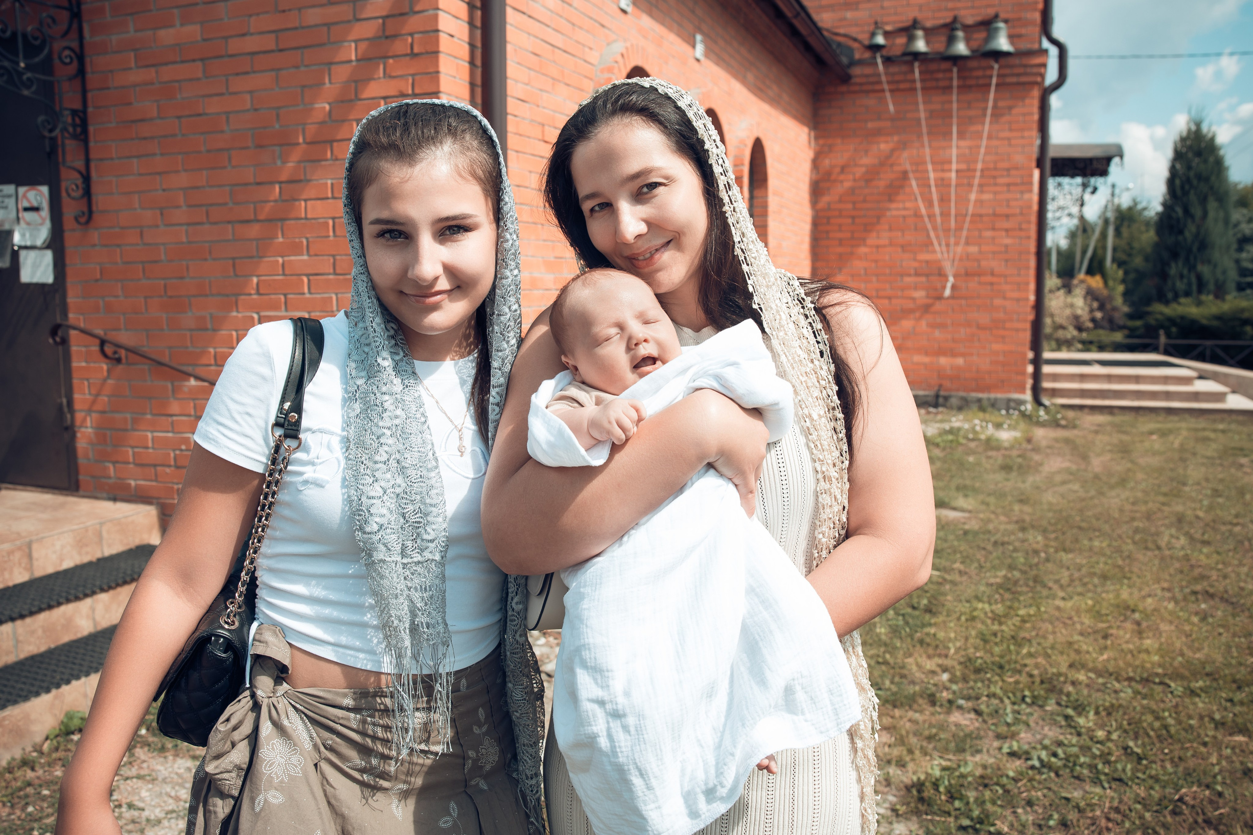 Таинство Крещения Анатолия. Церковь Троицы Живоначальной в Мурмино. Семейный фотограф в Рязани и Рязанской области