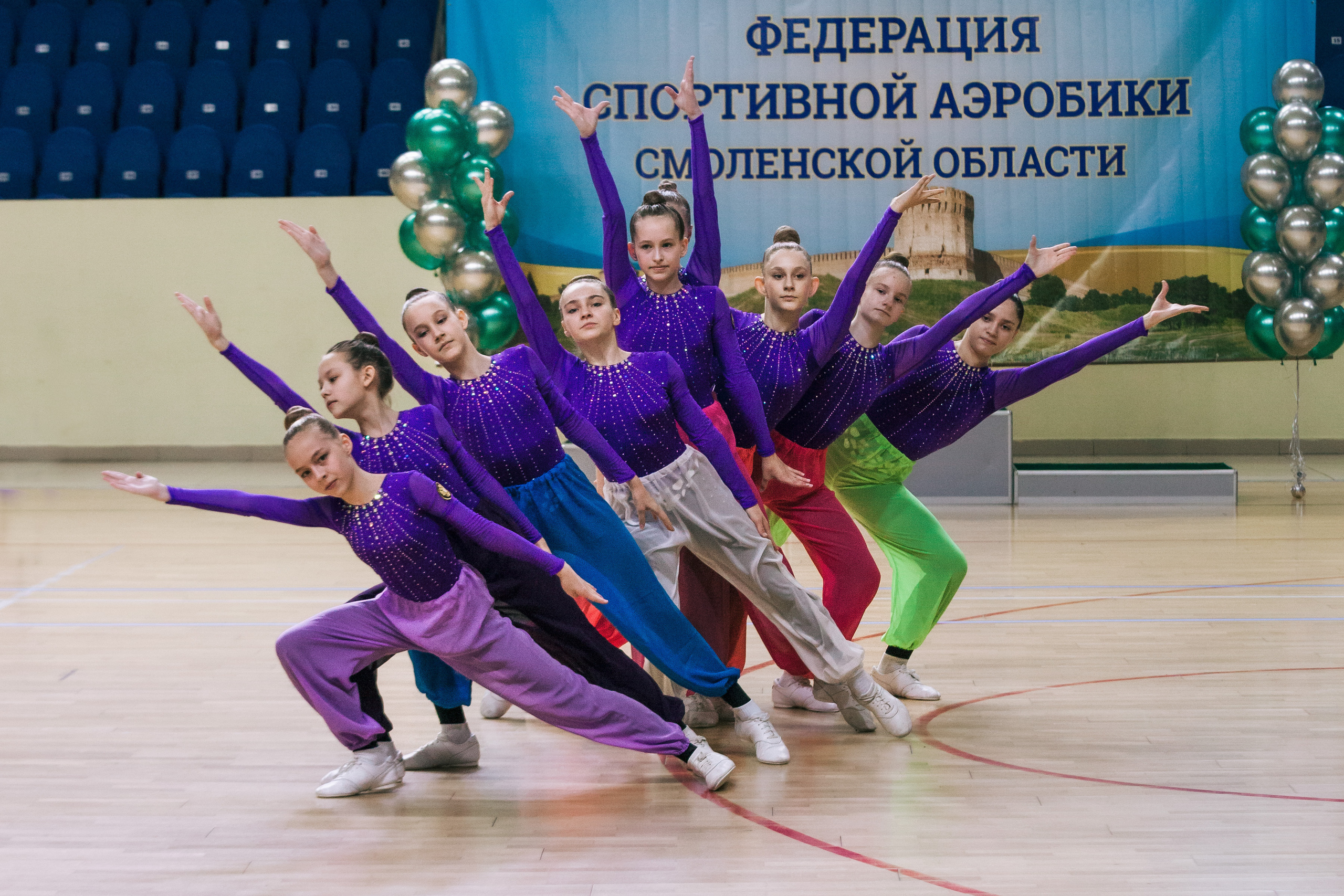 Открытый Кубок Смоленской области по спортивной аэробике 26.02.2022. Спортивный фотограф Александр Васильев. RG и AGG