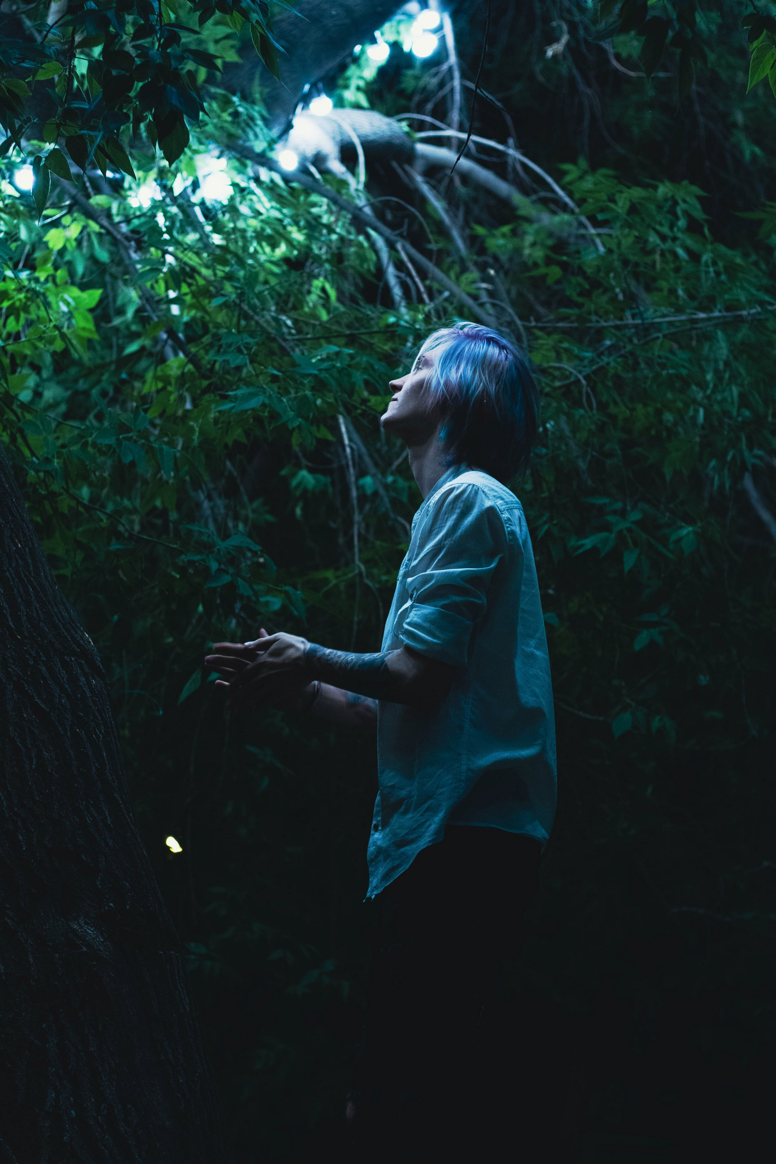 Ночь. Фотограф в Новокузнецке