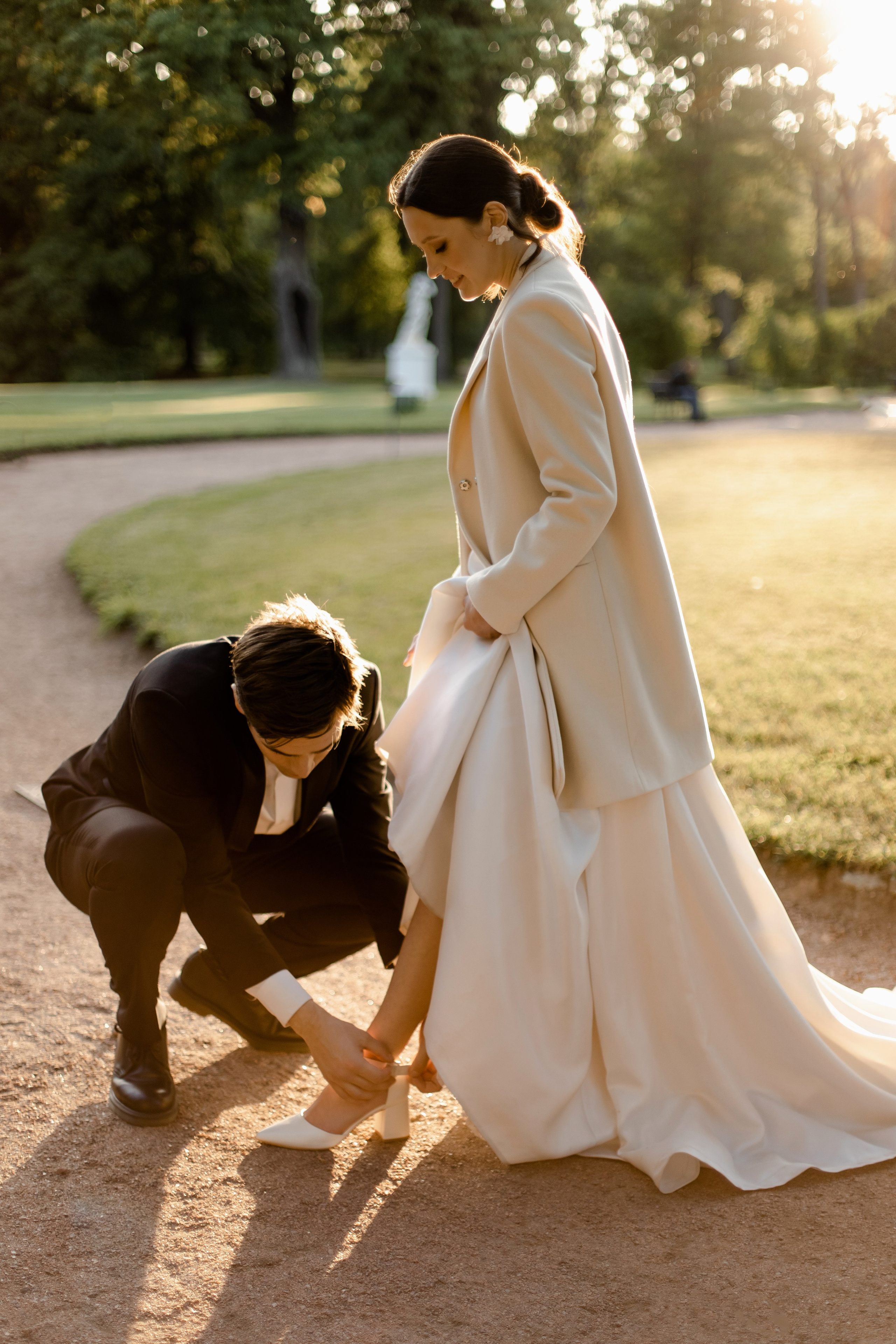 Свадебная прогулка в Ораниенбауме. Свадебный и портретный фотограф в Миассе Филиппенко Дарья
