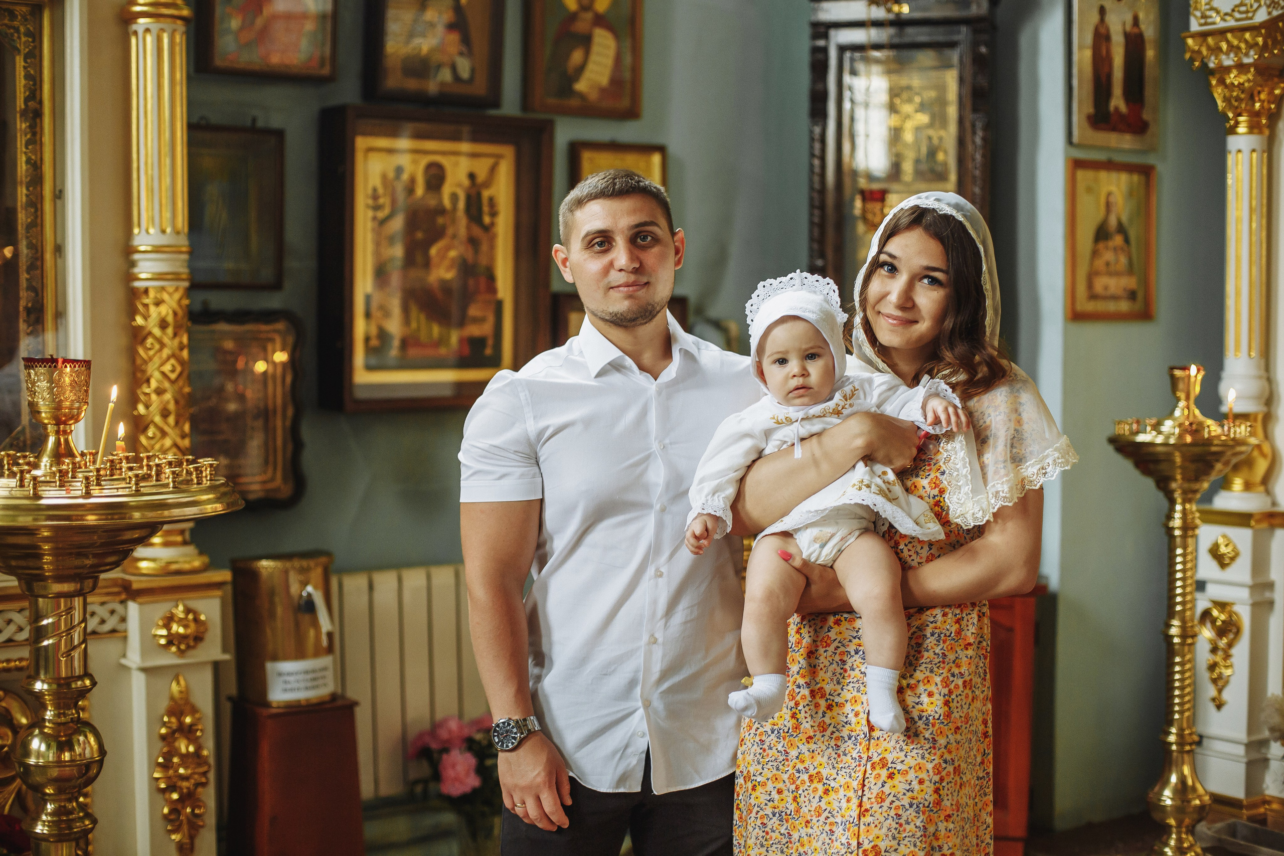 Крещение Софии. Семейный и свадебный фотограф в Саратове Катерина Оленская