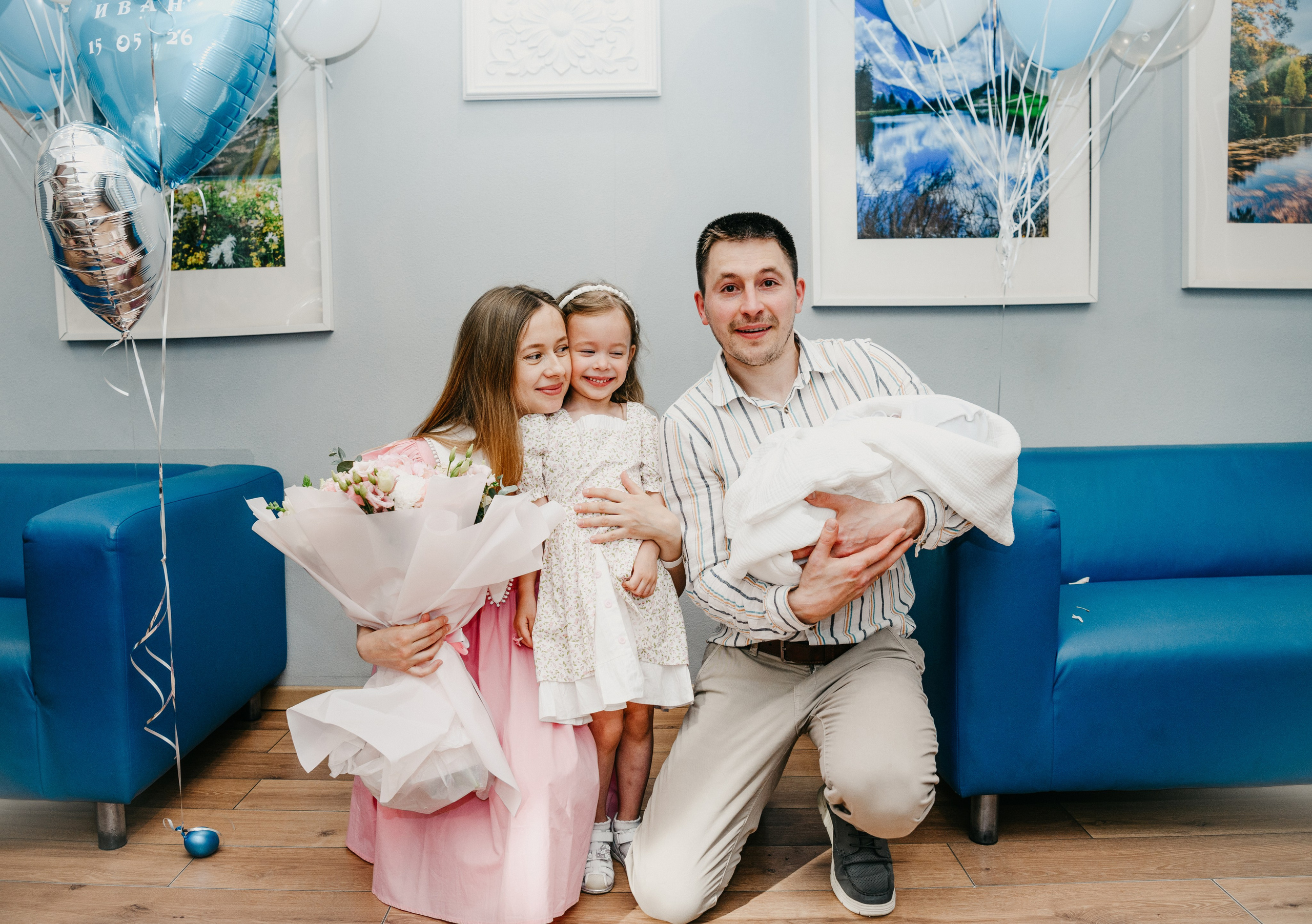 Выписка Ивана. Фотограф на выписку из роддома в Москве и МО