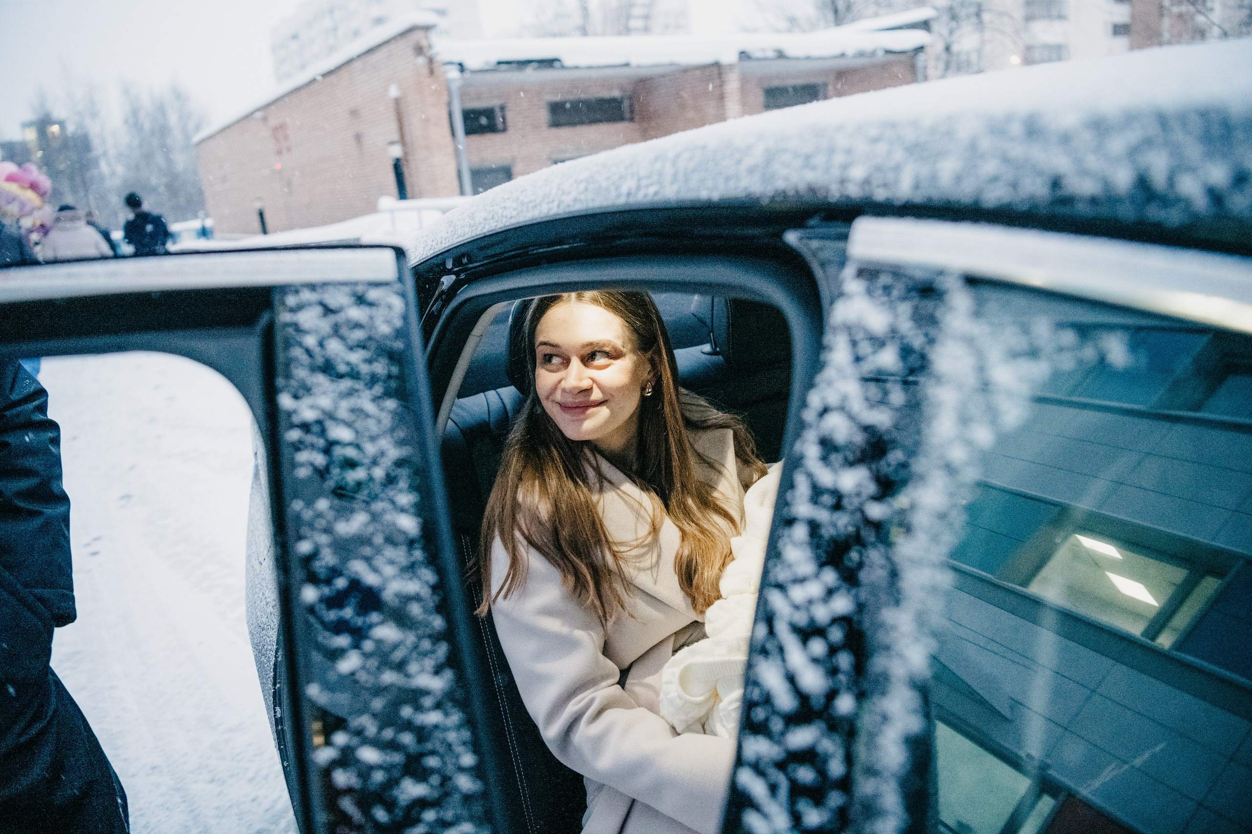 Выписка Авроры. НИИ КУЛАКОВА. Фотограф на выписку из роддома в Москве и МО