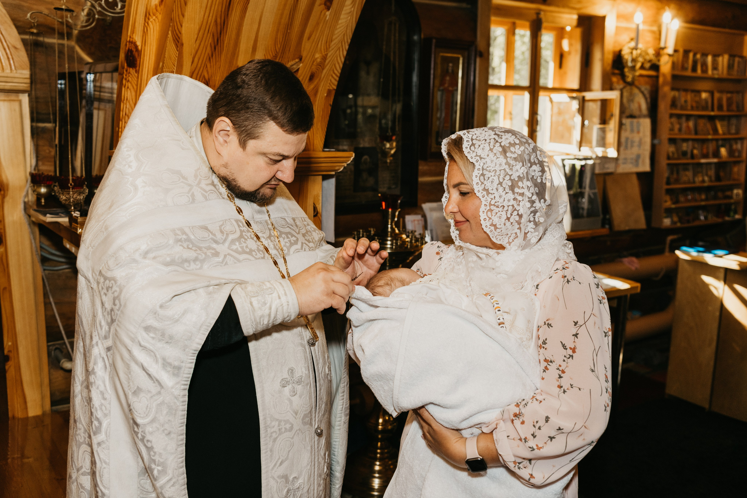 Крещение Елизаветы. Фотограф на выписку из роддома в Москве и МО
