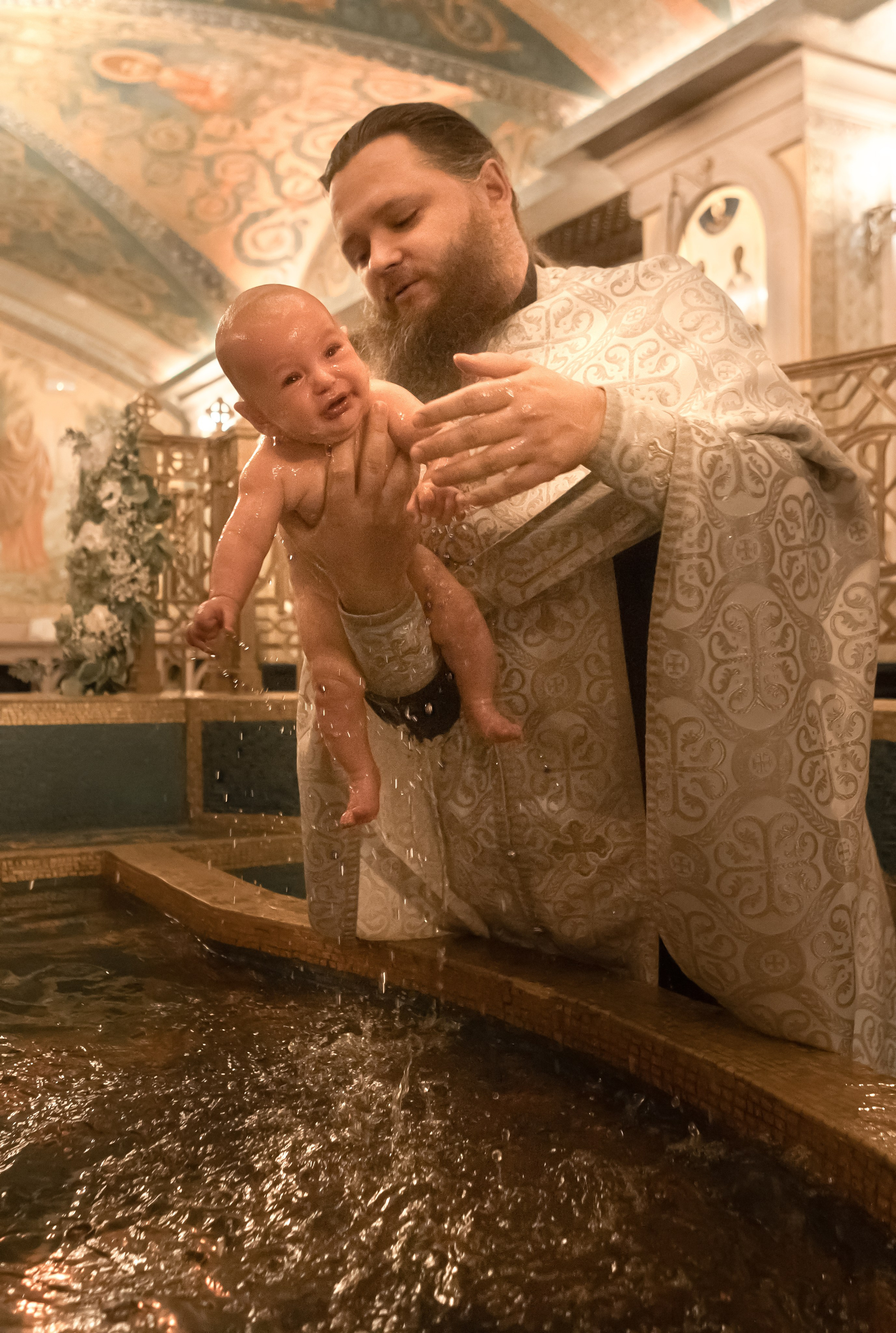 ТАИНСТВО КРЕЩЕНИЯ ДЖЕСИКИ, ЛЕОНАРДА, РОНАЛЬДА. Фотограф на крестины