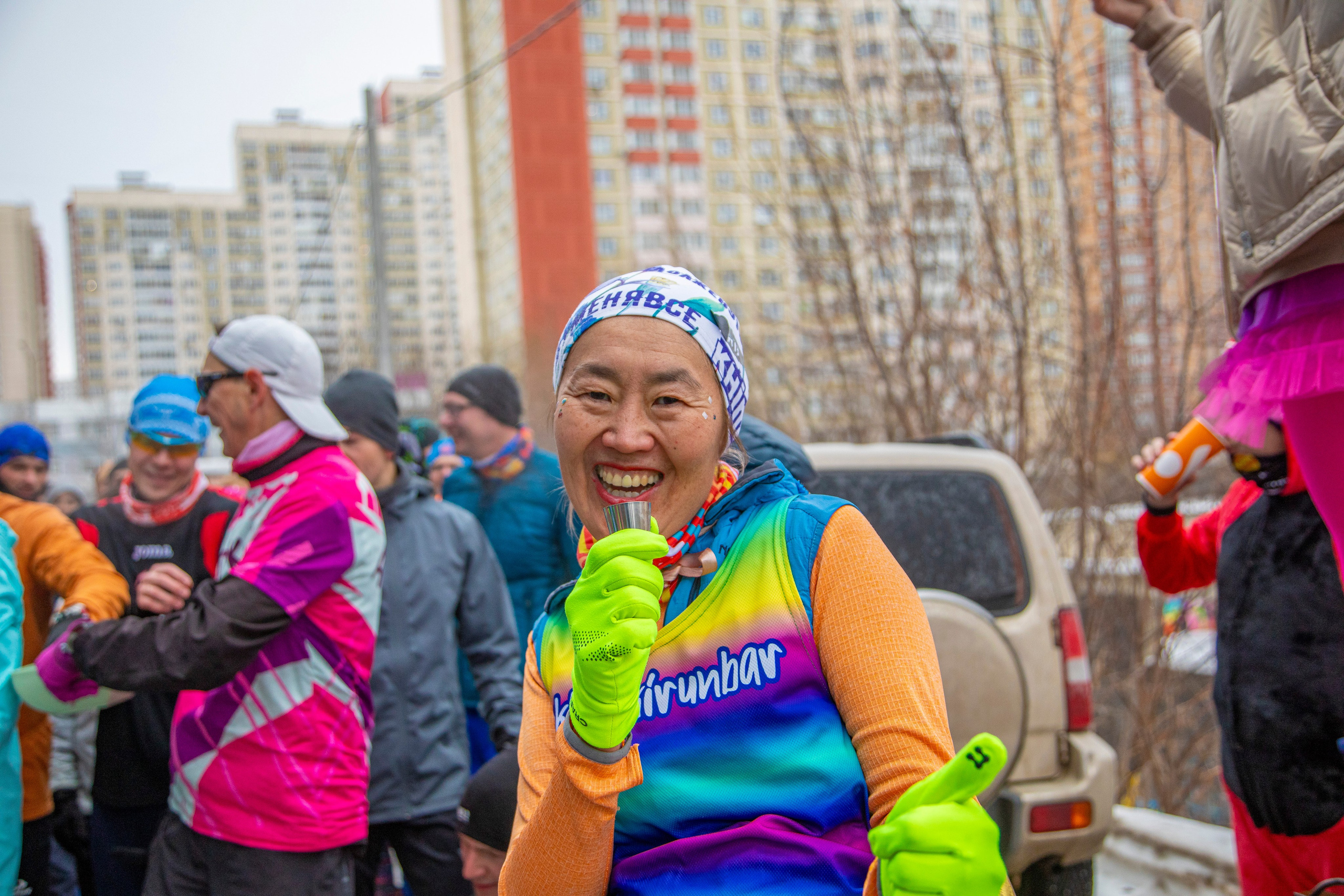 Марафон у дома, этап Химки 22.12.24. Фотограф Сергей Ловкий